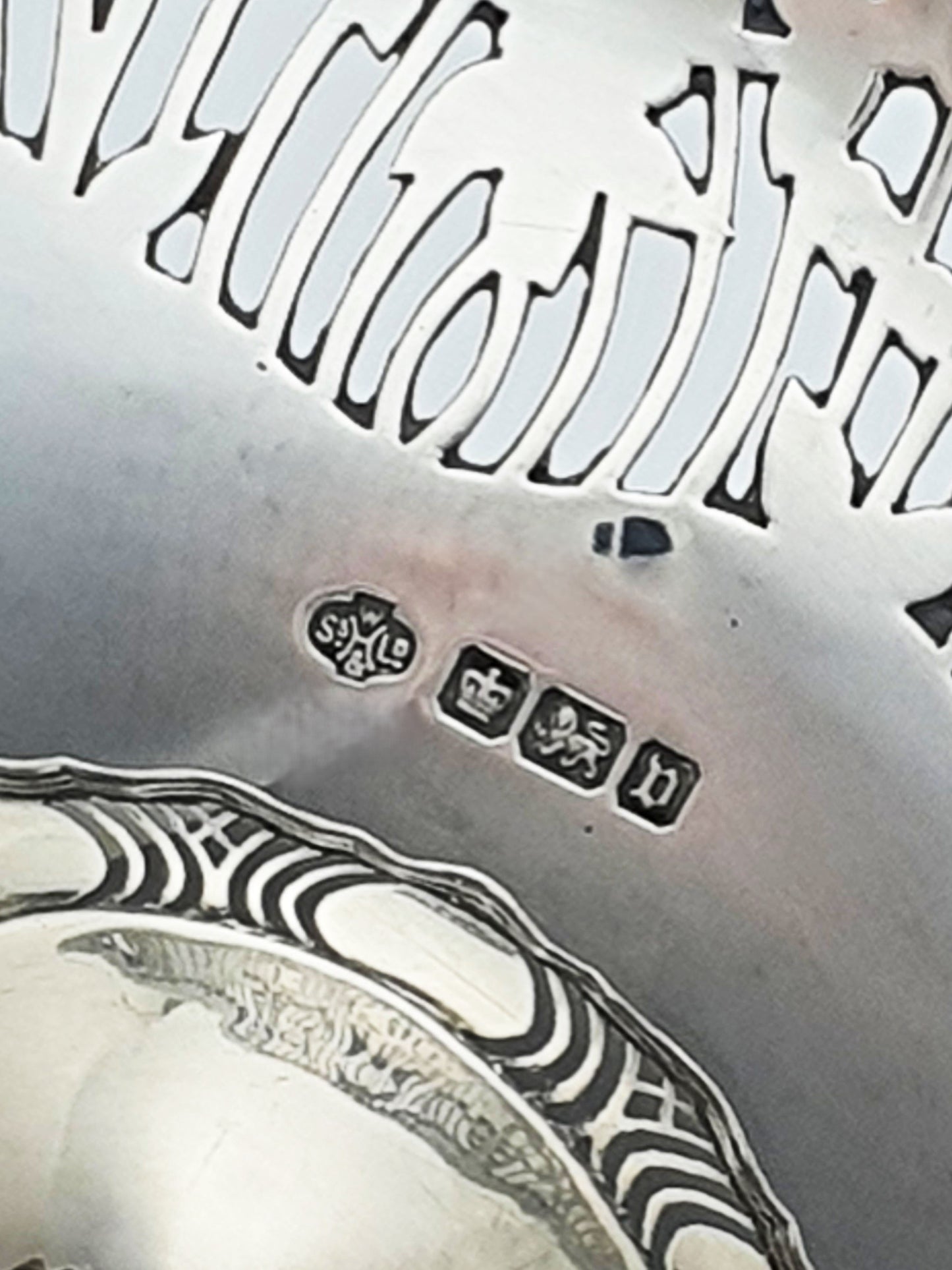 Gorgeous Antique George V  Sterling Silver Comport by William Hutton & Sons - 1913