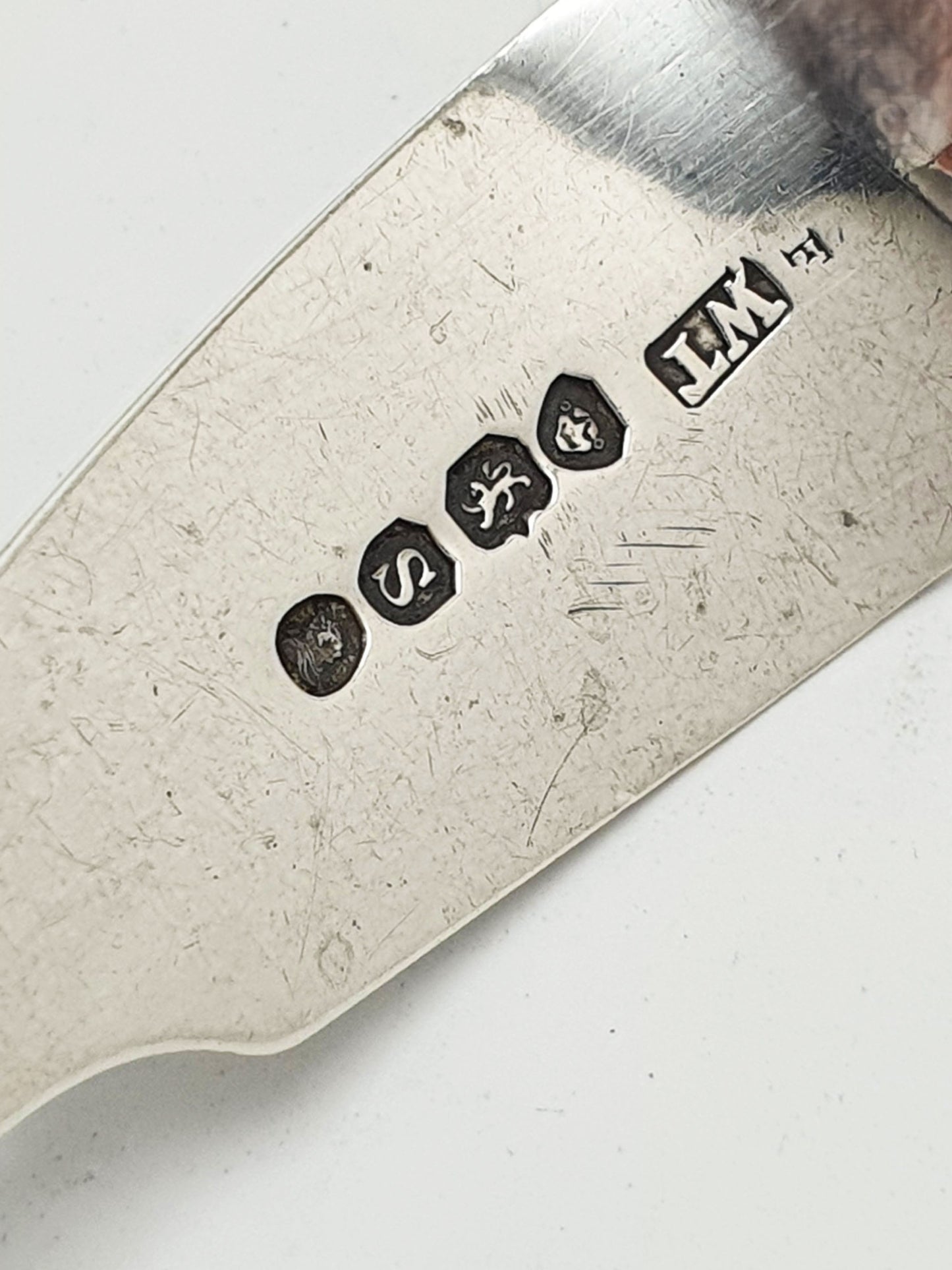 Nice Antique Georgian Sterling Silver Sugar Sifter Spoon - 1833