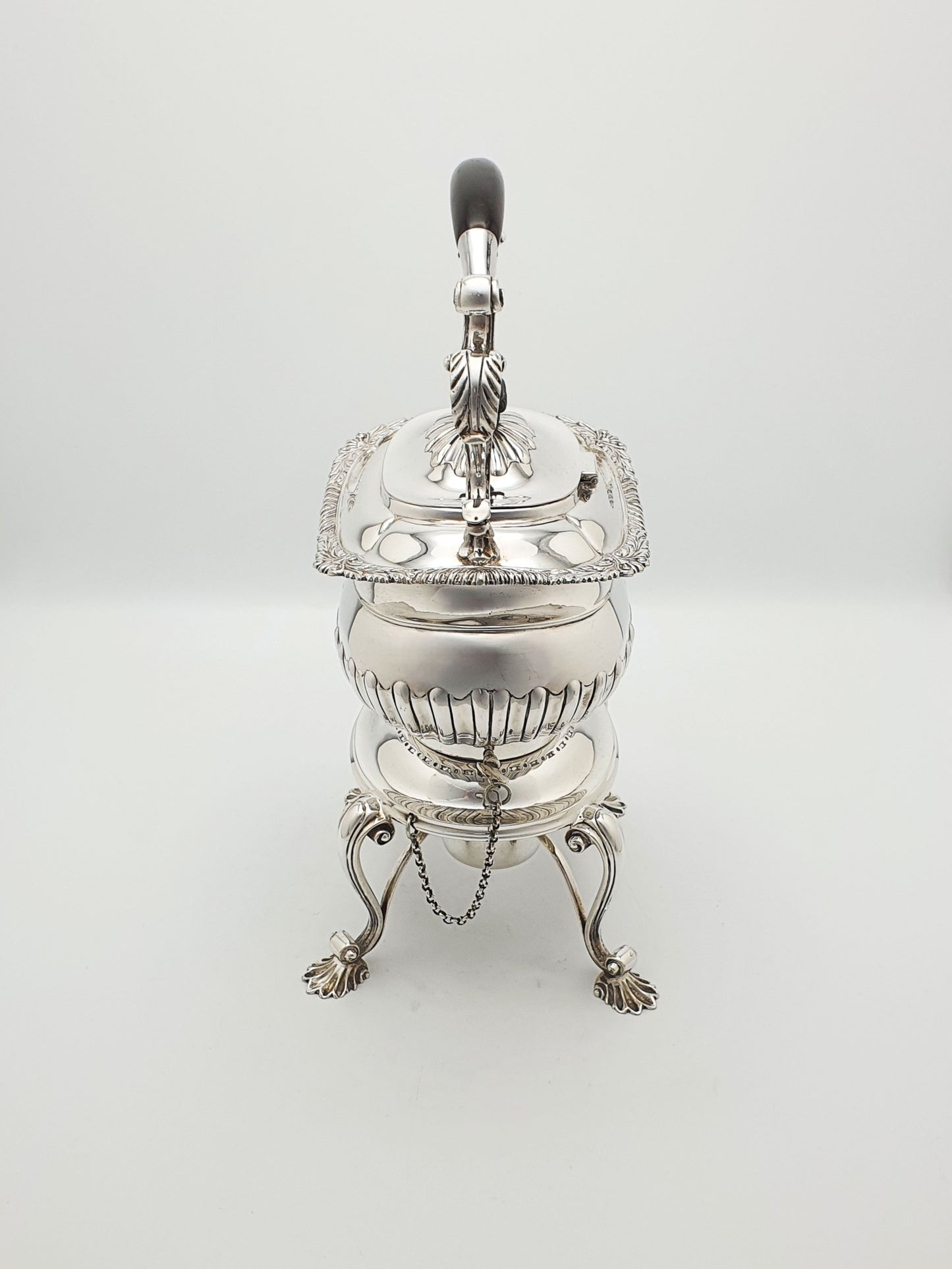 Fabulous Antique Georgian-Style Silver-Plated Kettle on Stand – circa 1905