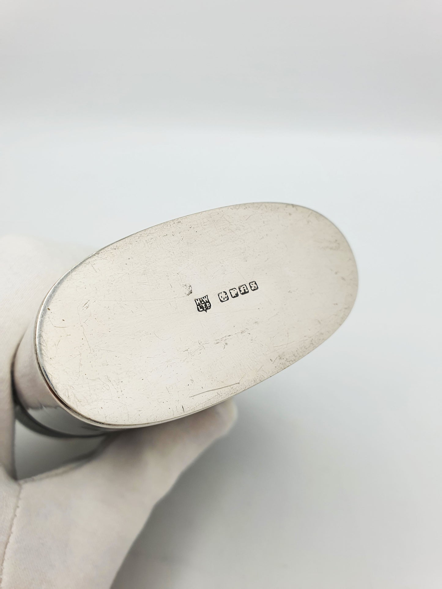 Handsome Antique Edwardian Silver-Plate & Leather Hip Flask – circa 1905