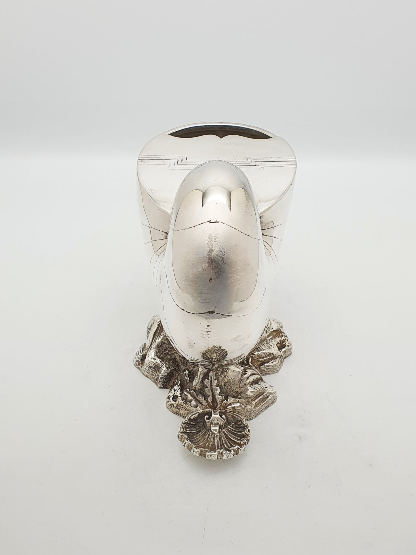 Fabulous Antique Victorian Silver-Plated Nautilus Spoon Warmer – circa 1880