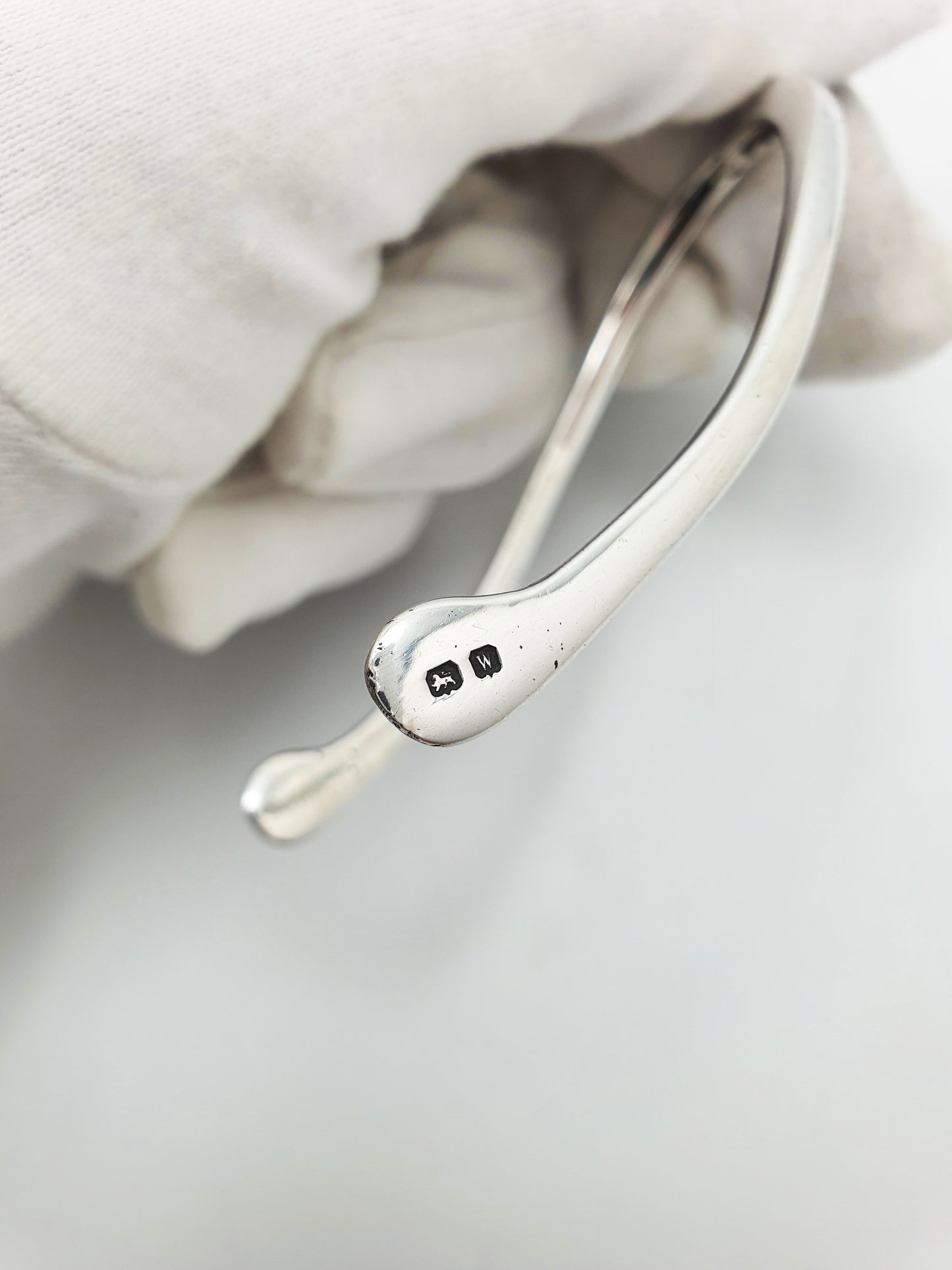 Nice Antique Sterling Silver Wishbone Sugar Tongs - 1921