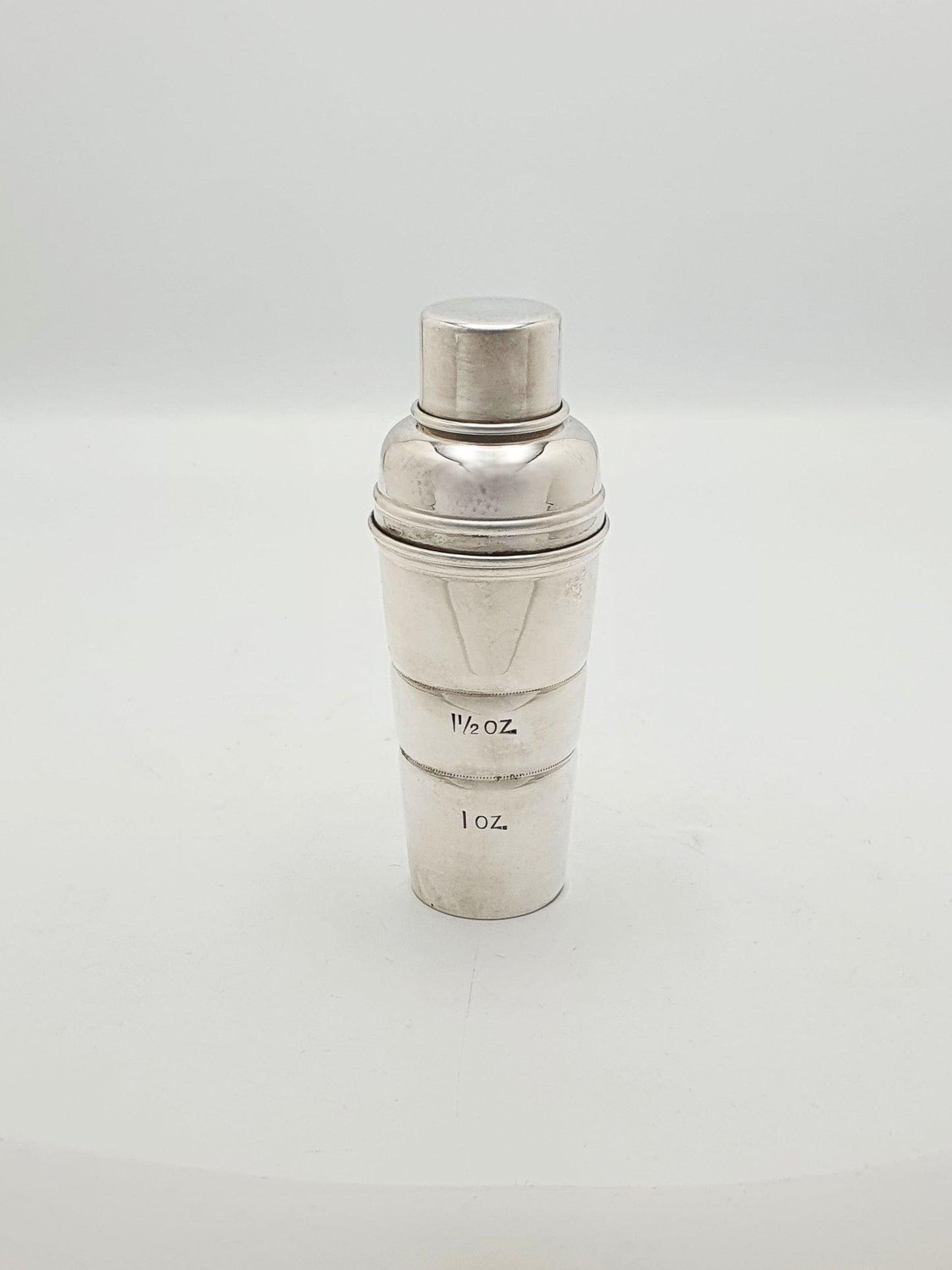 Lovely Vintage Silver-Plated Cocktail Measure & Stick Set – circa 1950