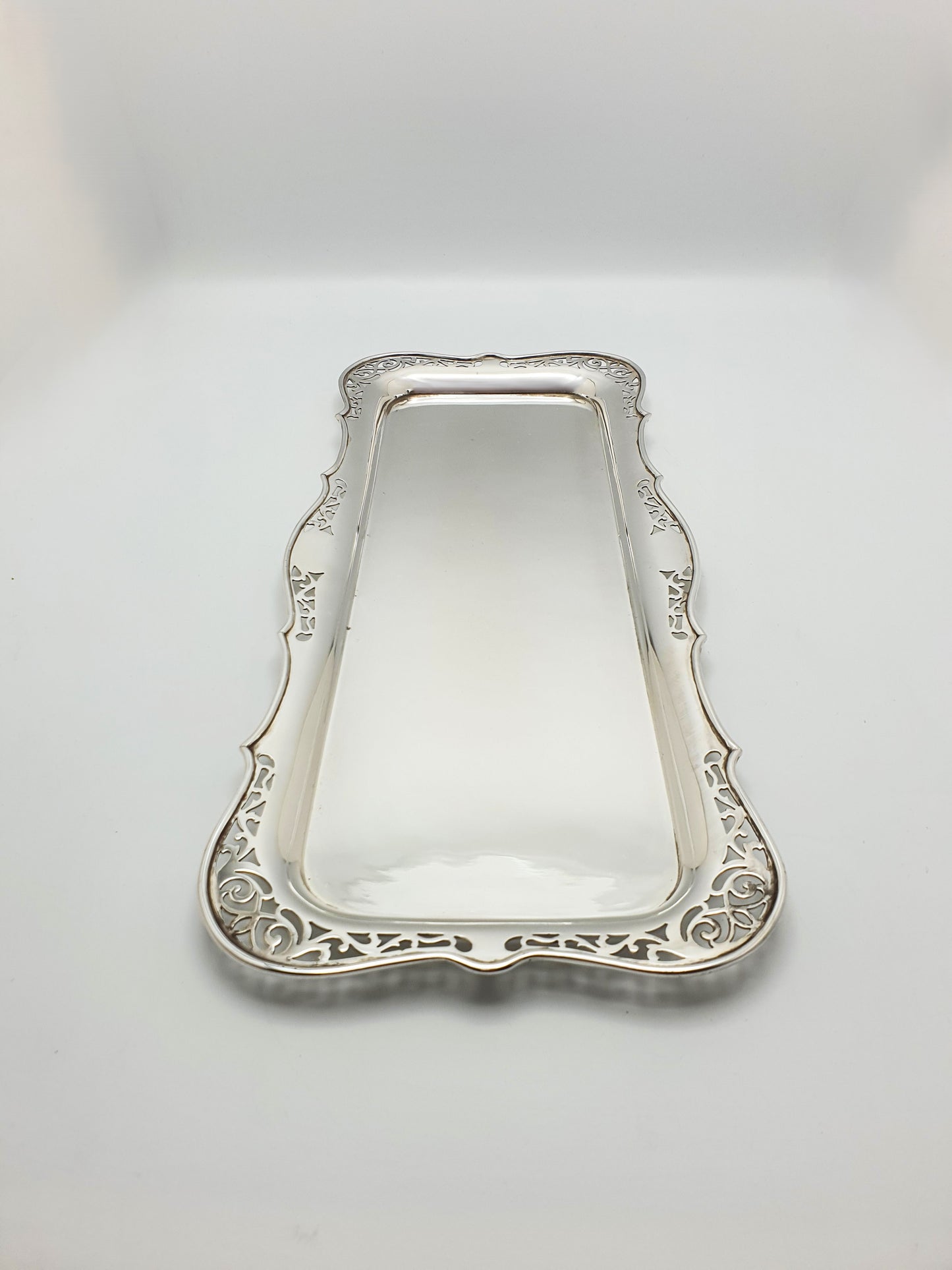 Elegant Antique Silver-Plated Cocktail Tray – circa 1925
