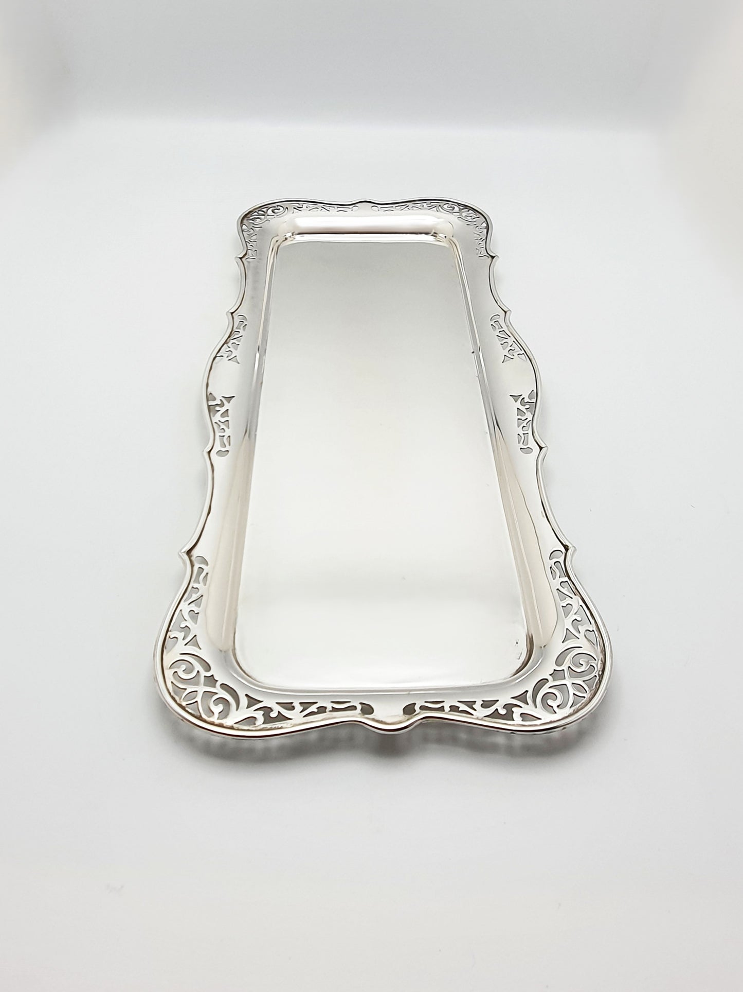 Elegant Antique Silver-Plated Cocktail Tray – circa 1925