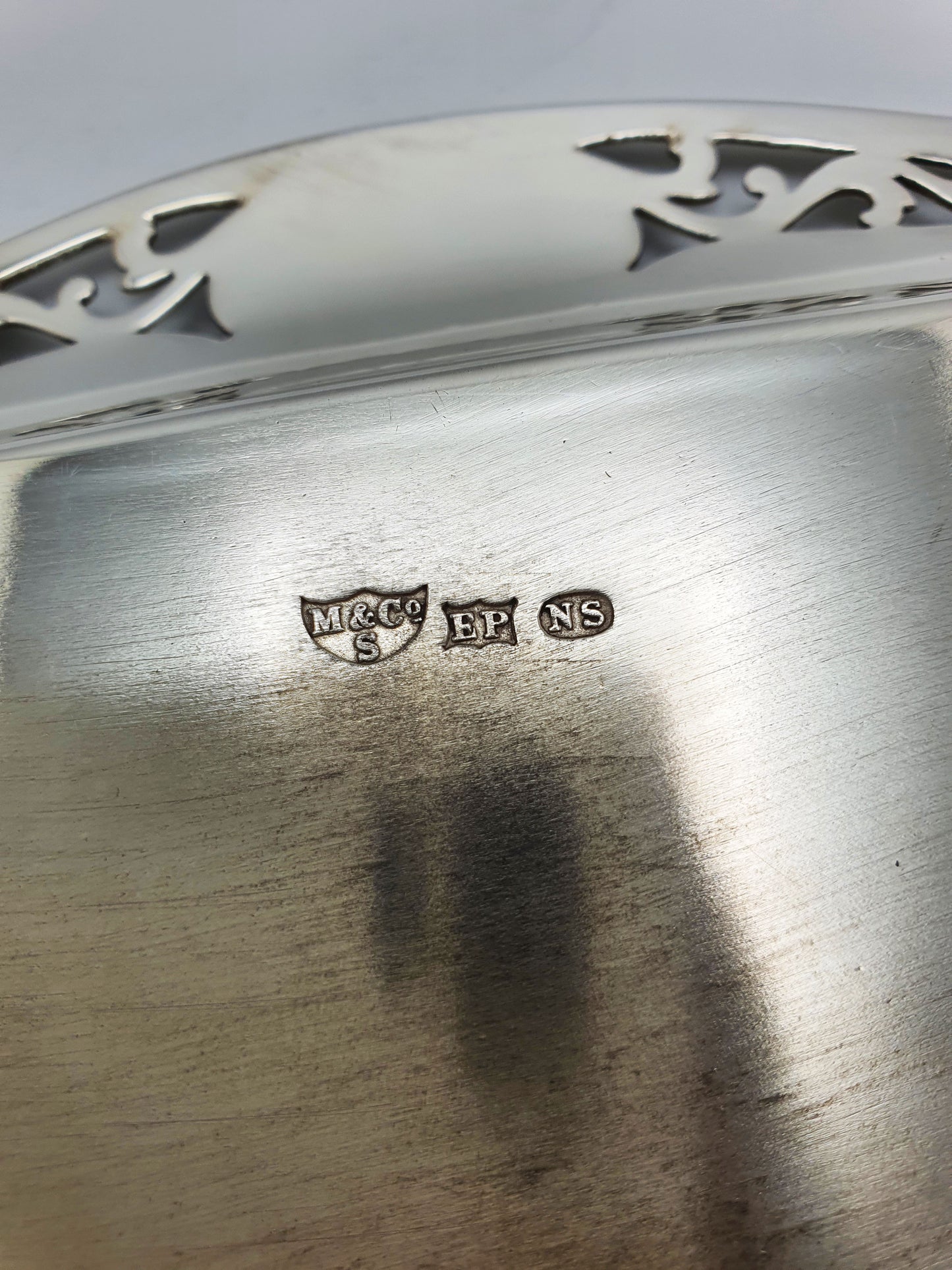 Elegant Antique Silver-Plated Cocktail Tray – circa 1925