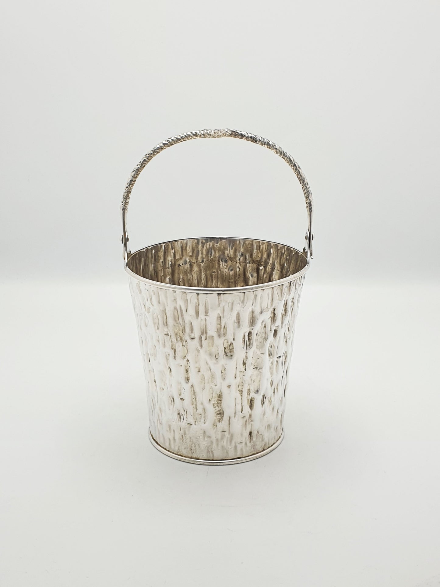 Arts and Crafts Hukin & Heath Ice Bucket and Tongs  – circa 1890