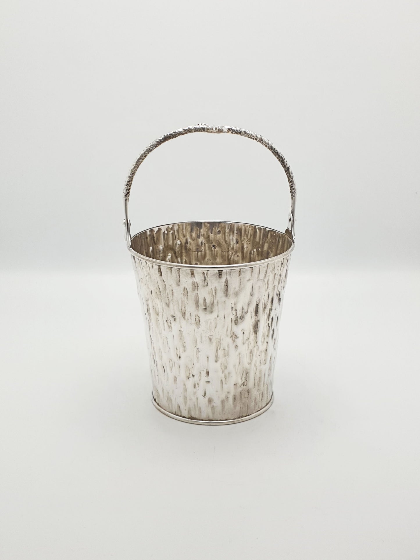 Arts and Crafts Hukin & Heath Ice Bucket and Tongs  – circa 1890