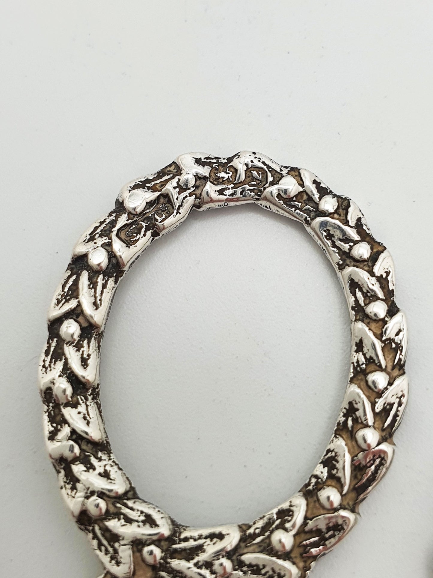 Ornate Antique Victorian Sterling Silver Sugar Nips - 1896