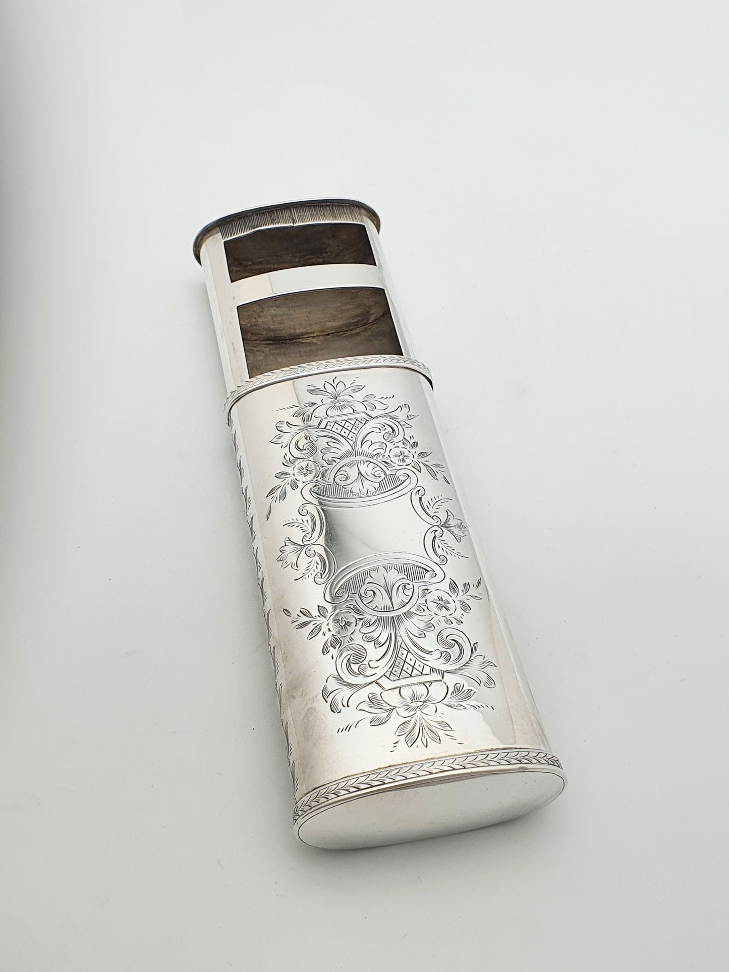 Rare Antique Victorian Combination Vesta & Cigarette Case – circa 1880