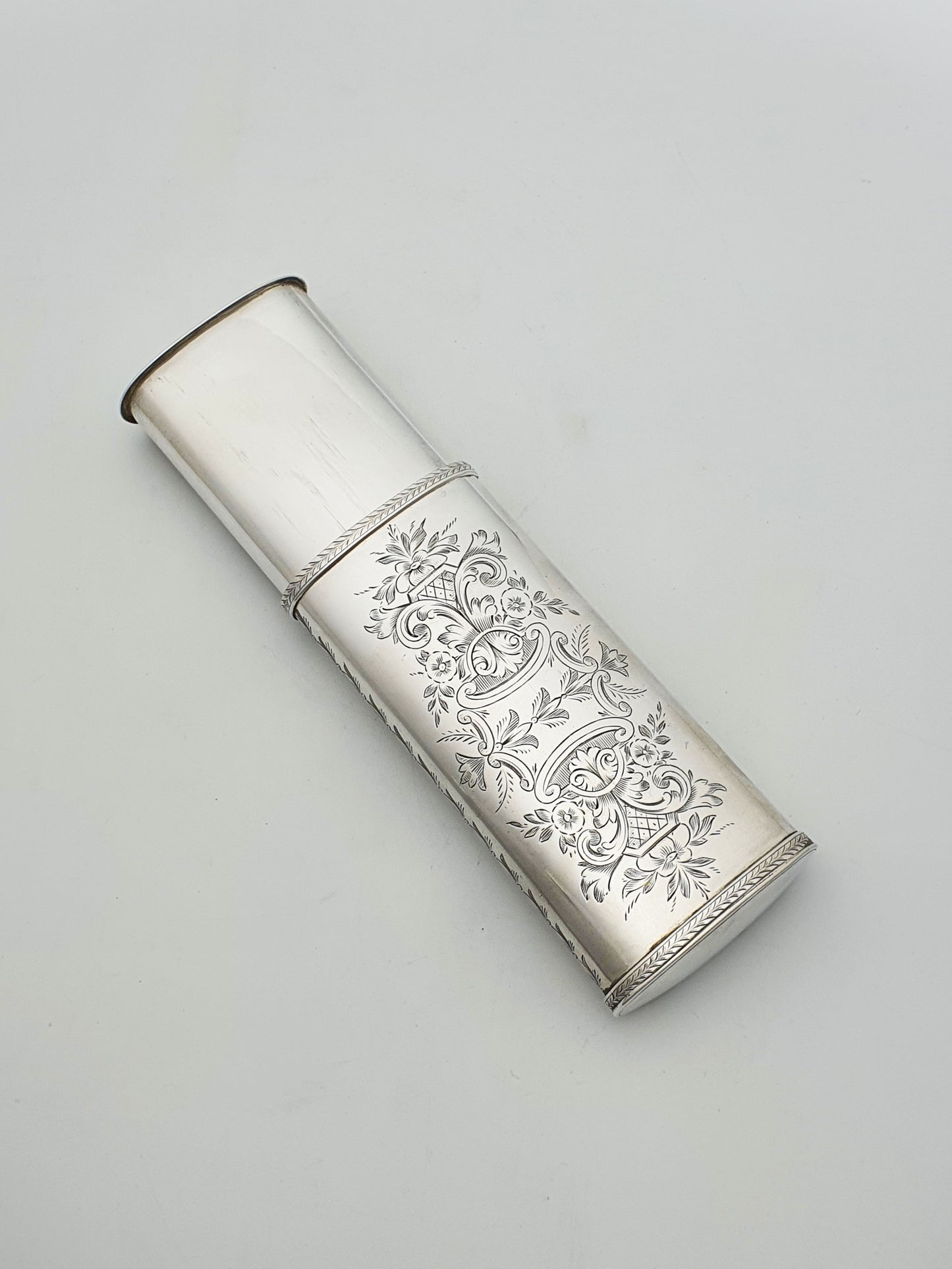 Rare Antique Victorian Combination Vesta & Cigarette Case – circa 1880