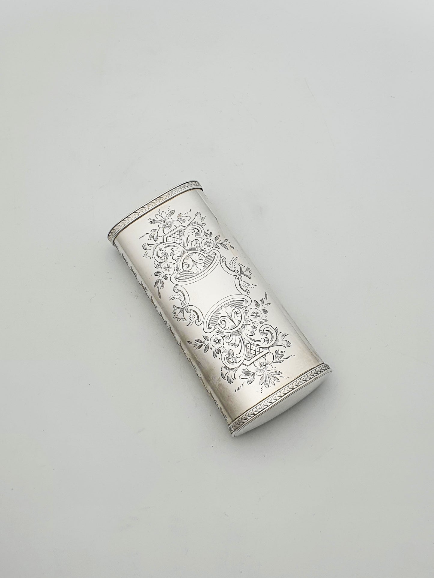 Rare Antique Victorian Combination Vesta & Cigarette Case – circa 1880