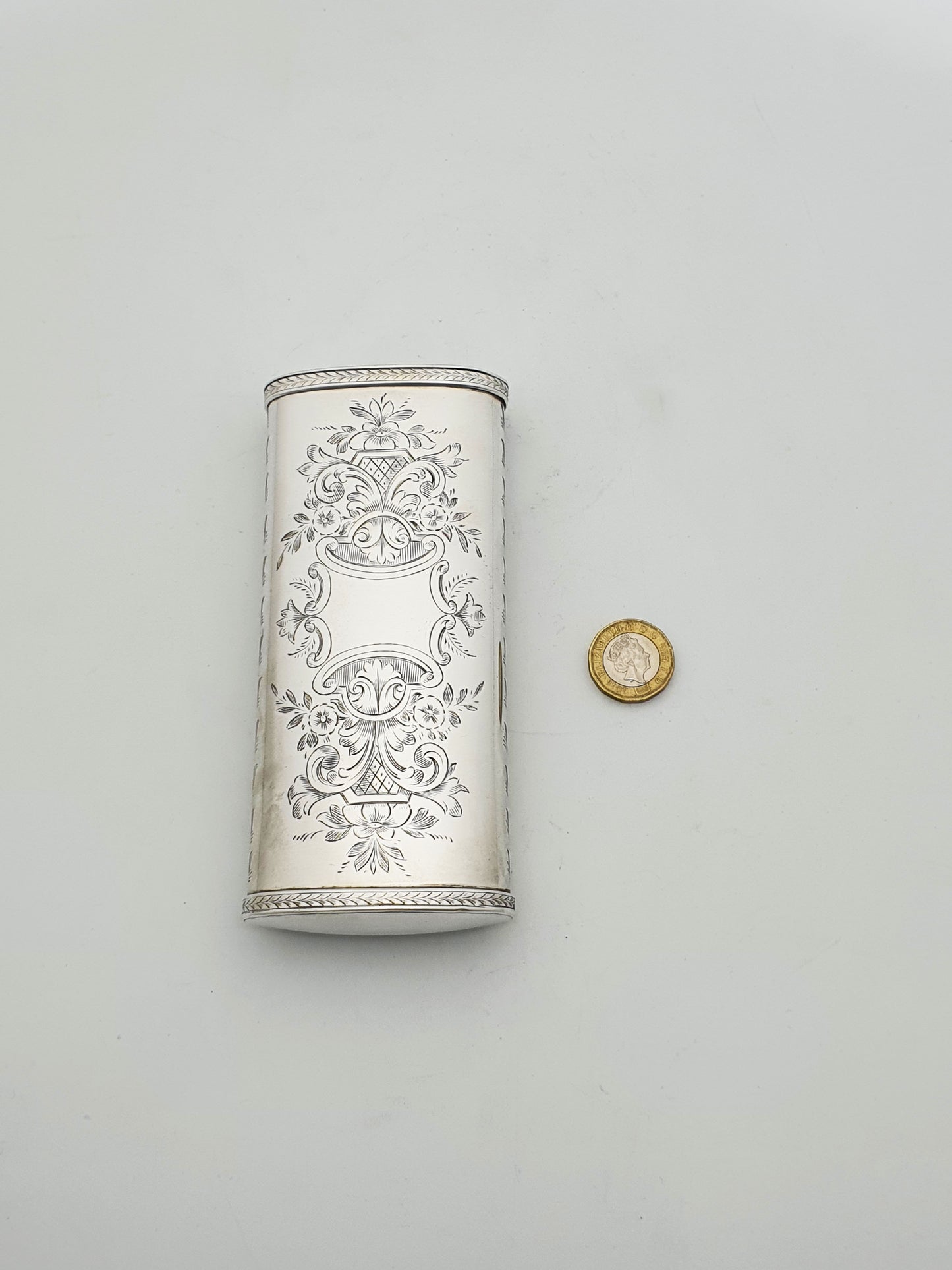 Rare Antique Victorian Combination Vesta & Cigarette Case – circa 1880