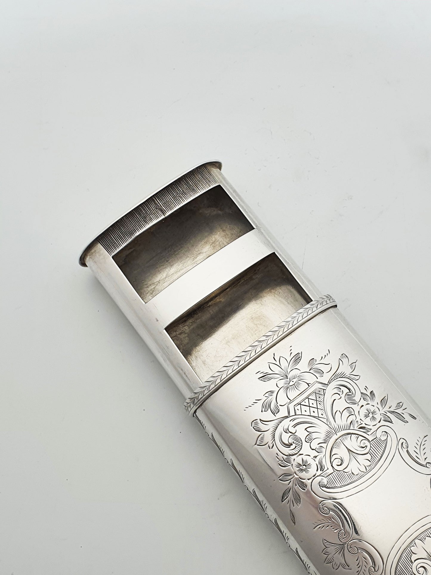 Rare Antique Victorian Combination Vesta & Cigarette Case – circa 1880