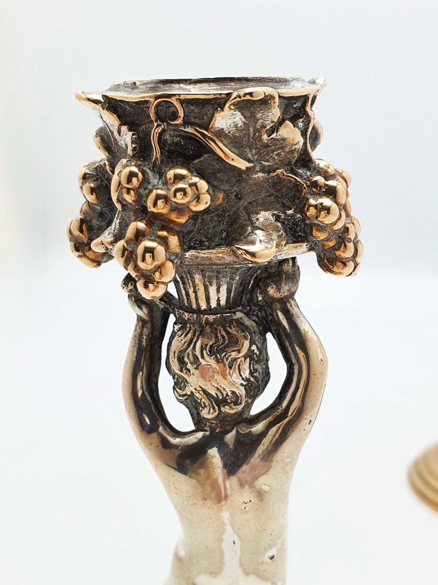 Stunning Pair of Antique French Figural Candlesticks by F Barbedienne – circa 1860