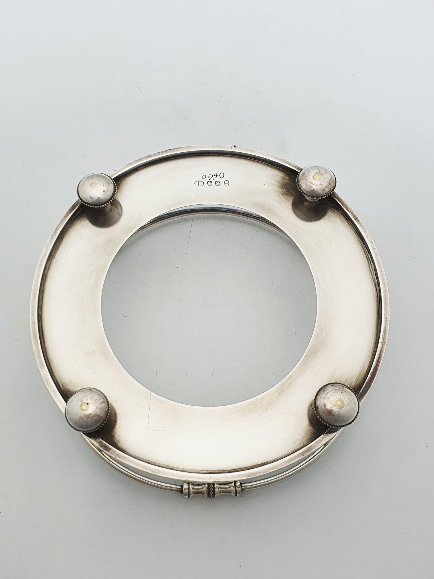 Lovely Antique Victorian Silver Plate & Cut Glass Serving Dish – circa 1880