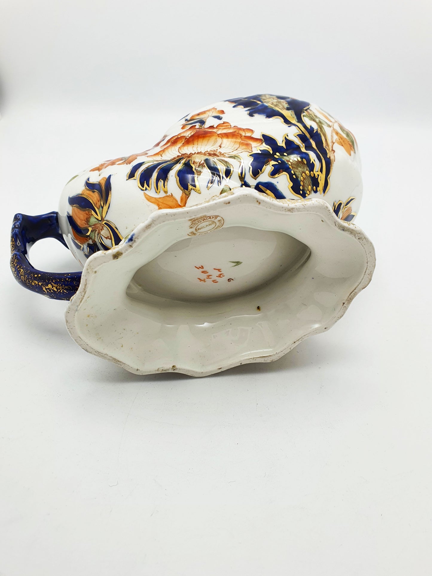 Rare Antique Victorian Ridgways China Spoon Warmer – circa 1890