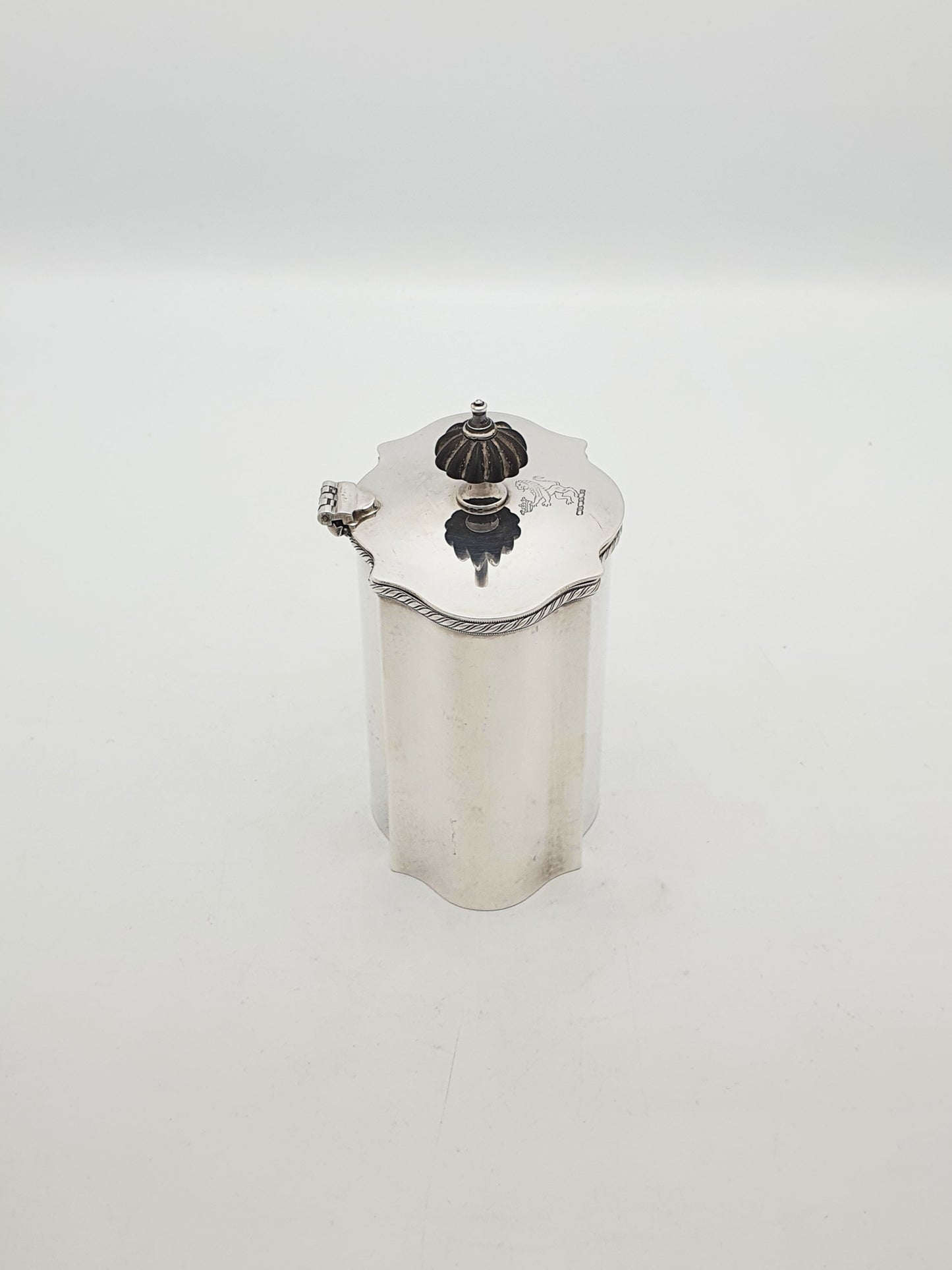 Lovely Antique Georgian-Style Silver Plated Tea Caddy – circa 1920