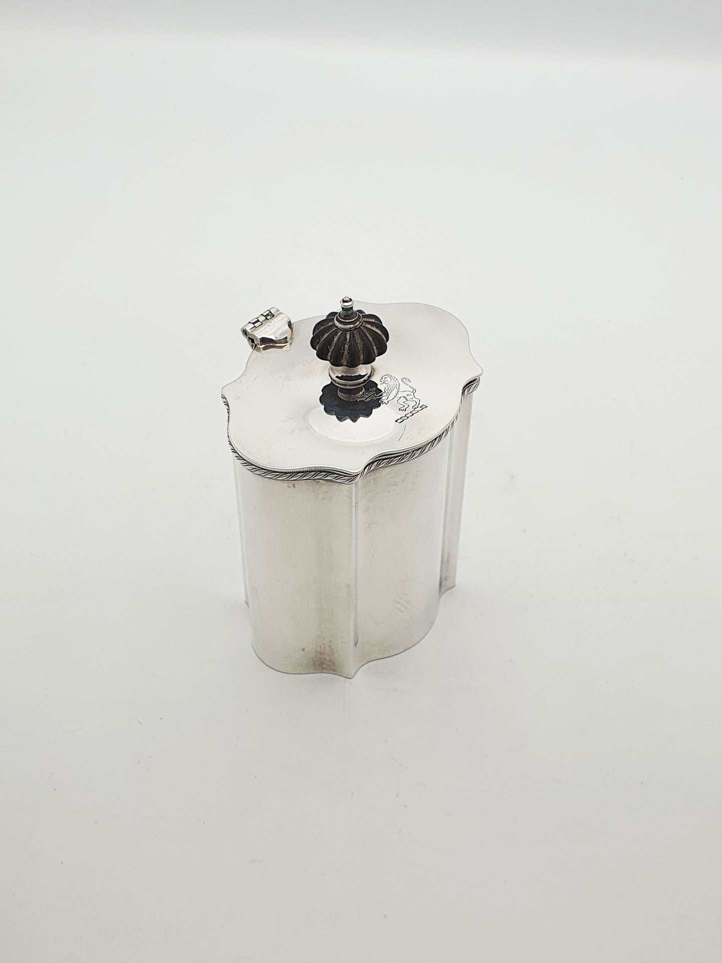 Lovely Antique Georgian-Style Silver Plated Tea Caddy – circa 1920