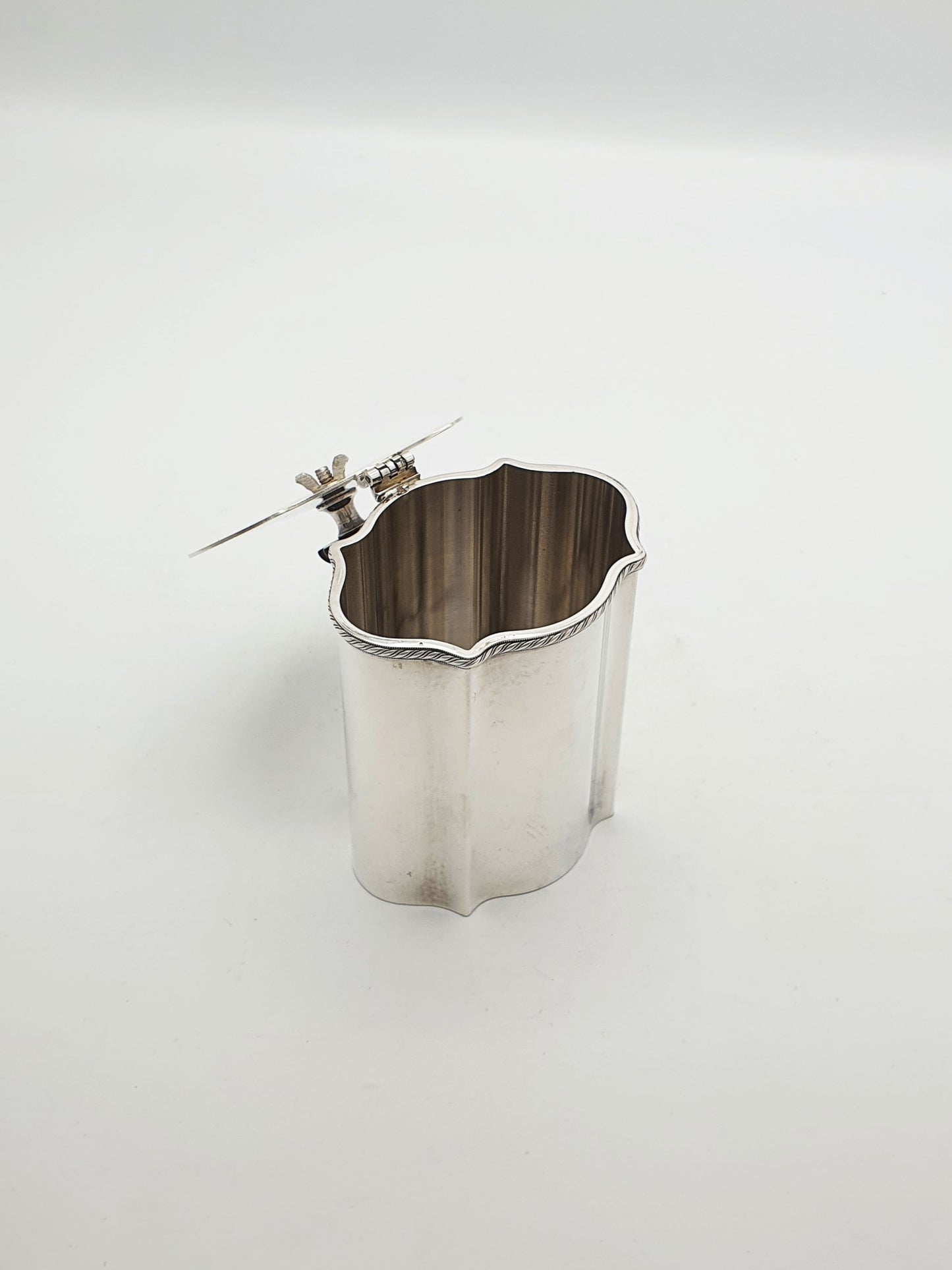 Lovely Antique Georgian-Style Silver Plated Tea Caddy – circa 1920