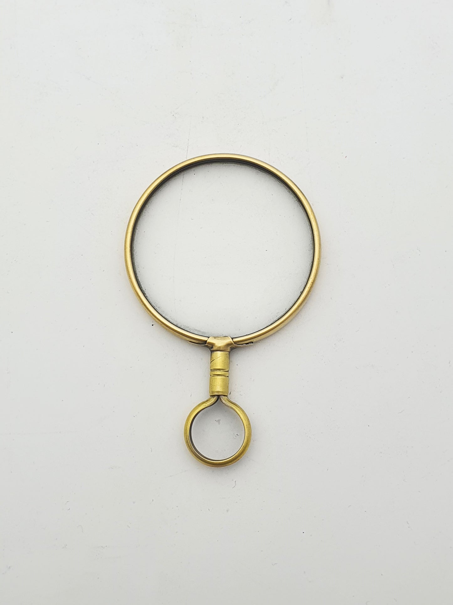 Small Antique Edwardian Brass Magnifying Glass – circa 1905