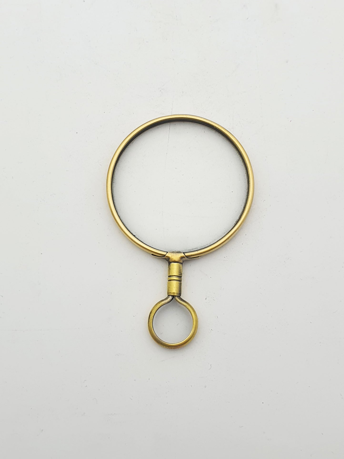 Small Antique Edwardian Brass Magnifying Glass – circa 1905
