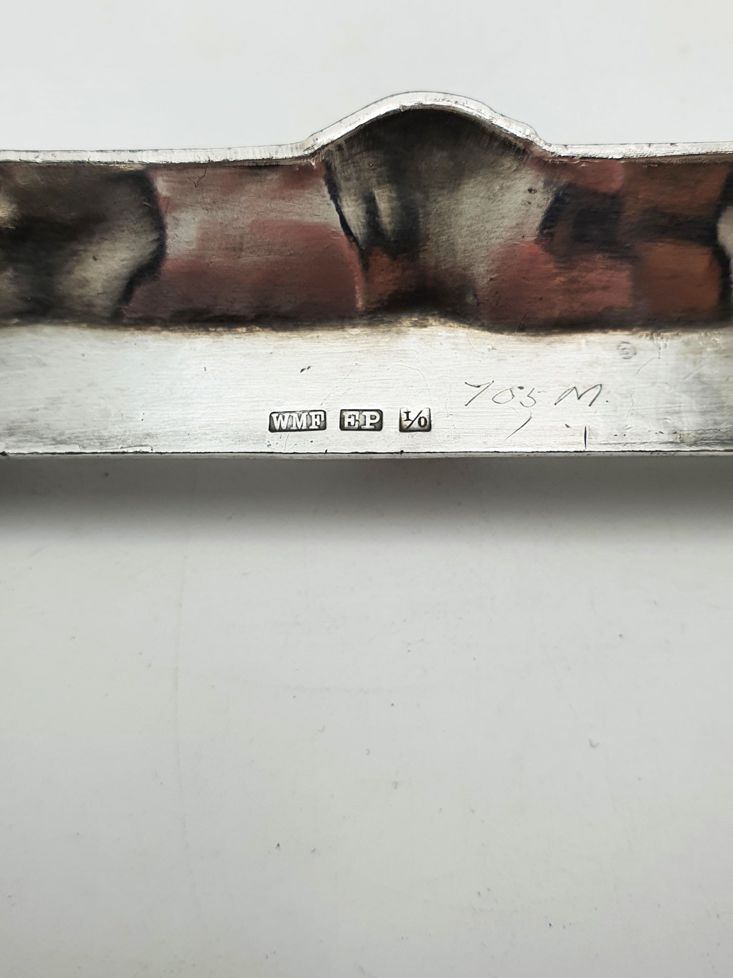 Lovely WMF Art Nouveau Silver-Plated & Glass Butter Dish – circa 1900