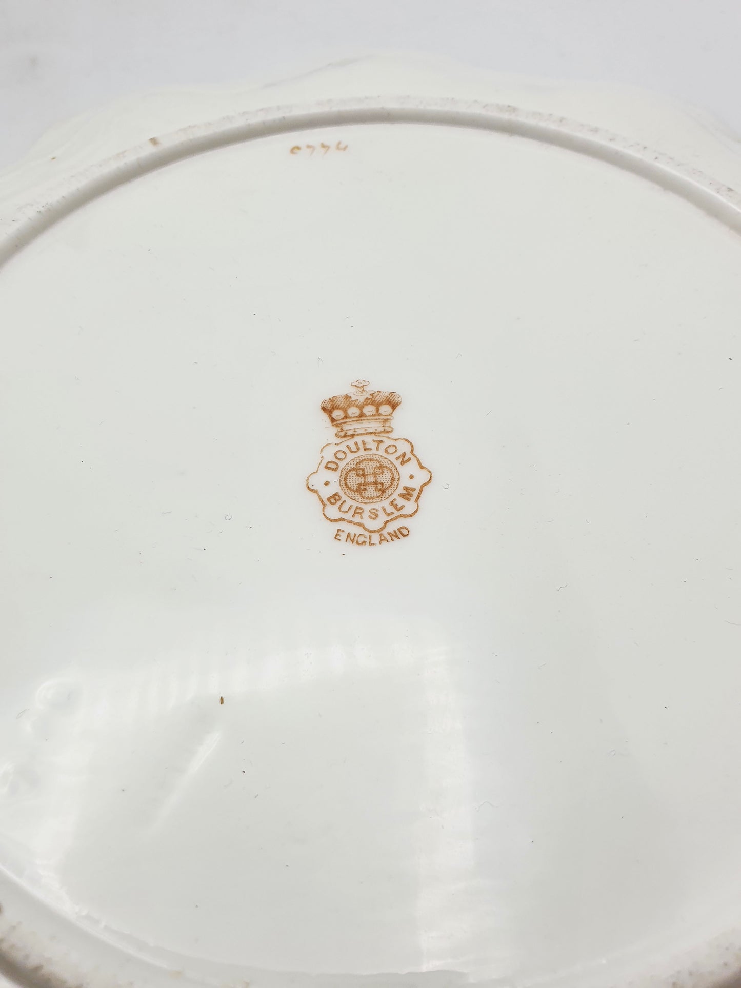 Antique Edwardian Serving Set with Doulton Burslem Porcelain Dishes – circa 1905