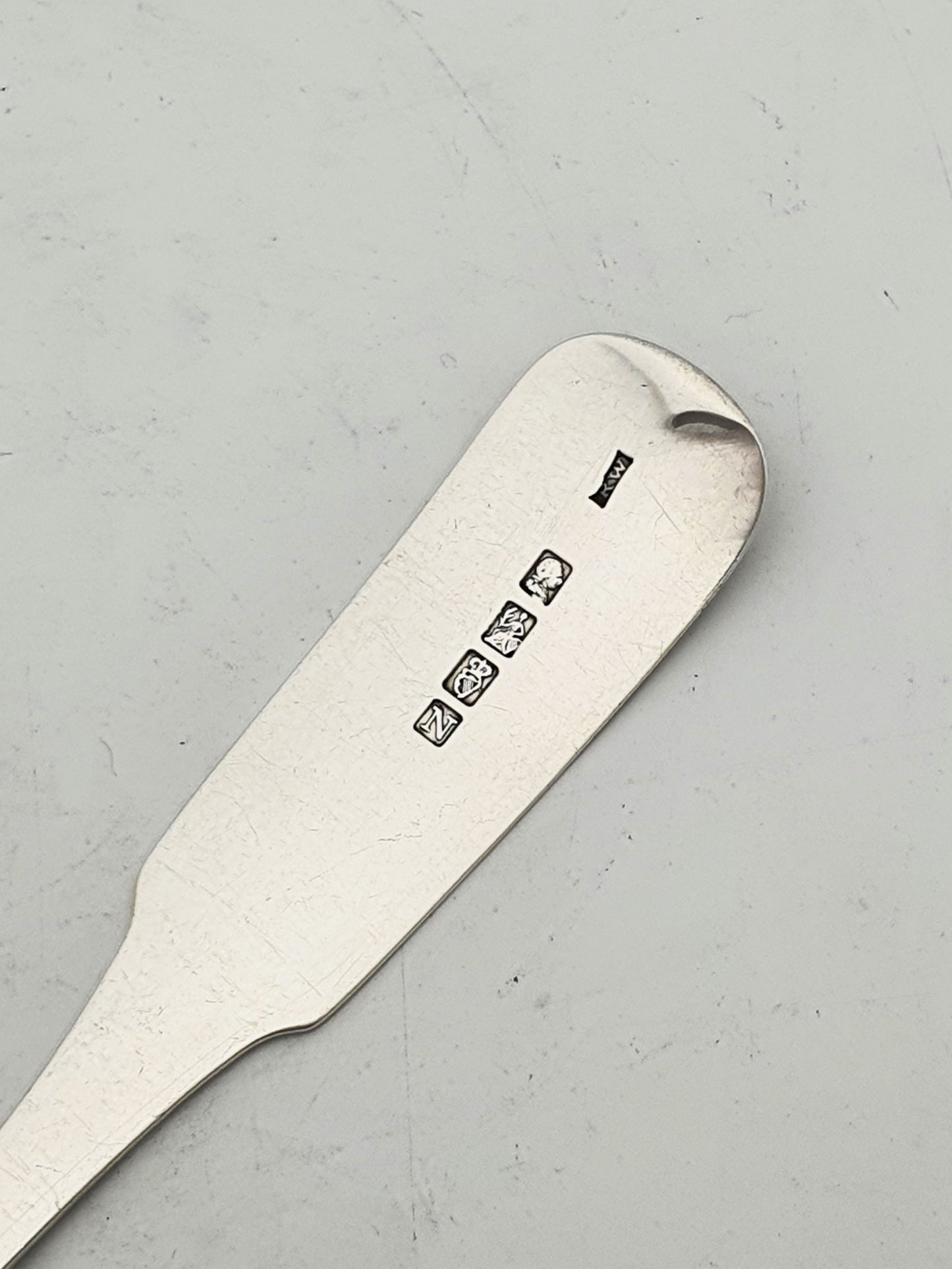 Nice Georgian Irish Sterling Silver Basting Spoon – Dublin, 1809