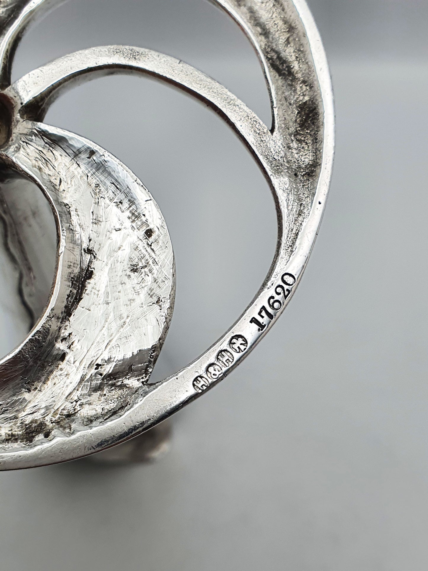 Elegant Set of 3 Silver Plated Arts and Crafts Trumpet Vases – circa 1890