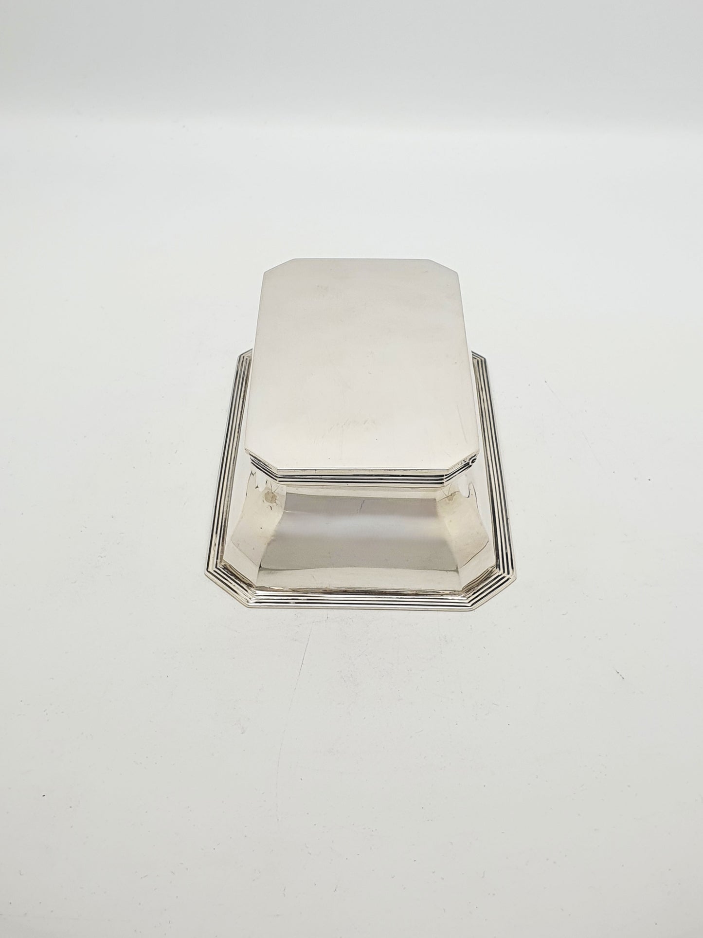 Gorgeous Asprey’s Solid Silver Double Ink stand – 1917