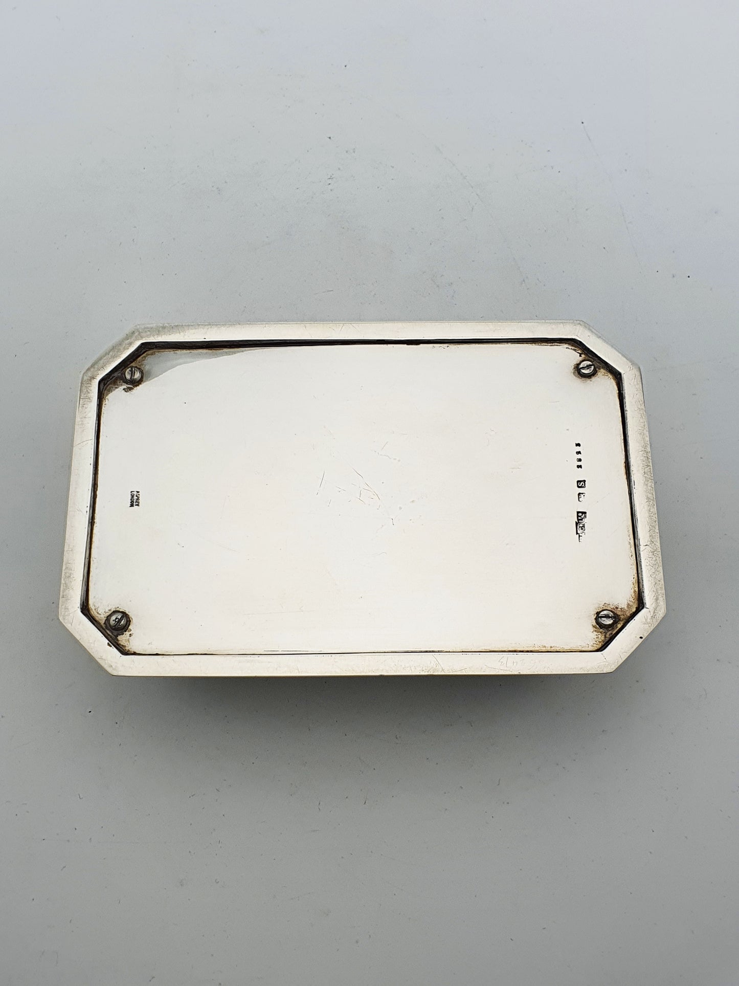 Gorgeous Asprey’s Solid Silver Double Ink stand – 1917