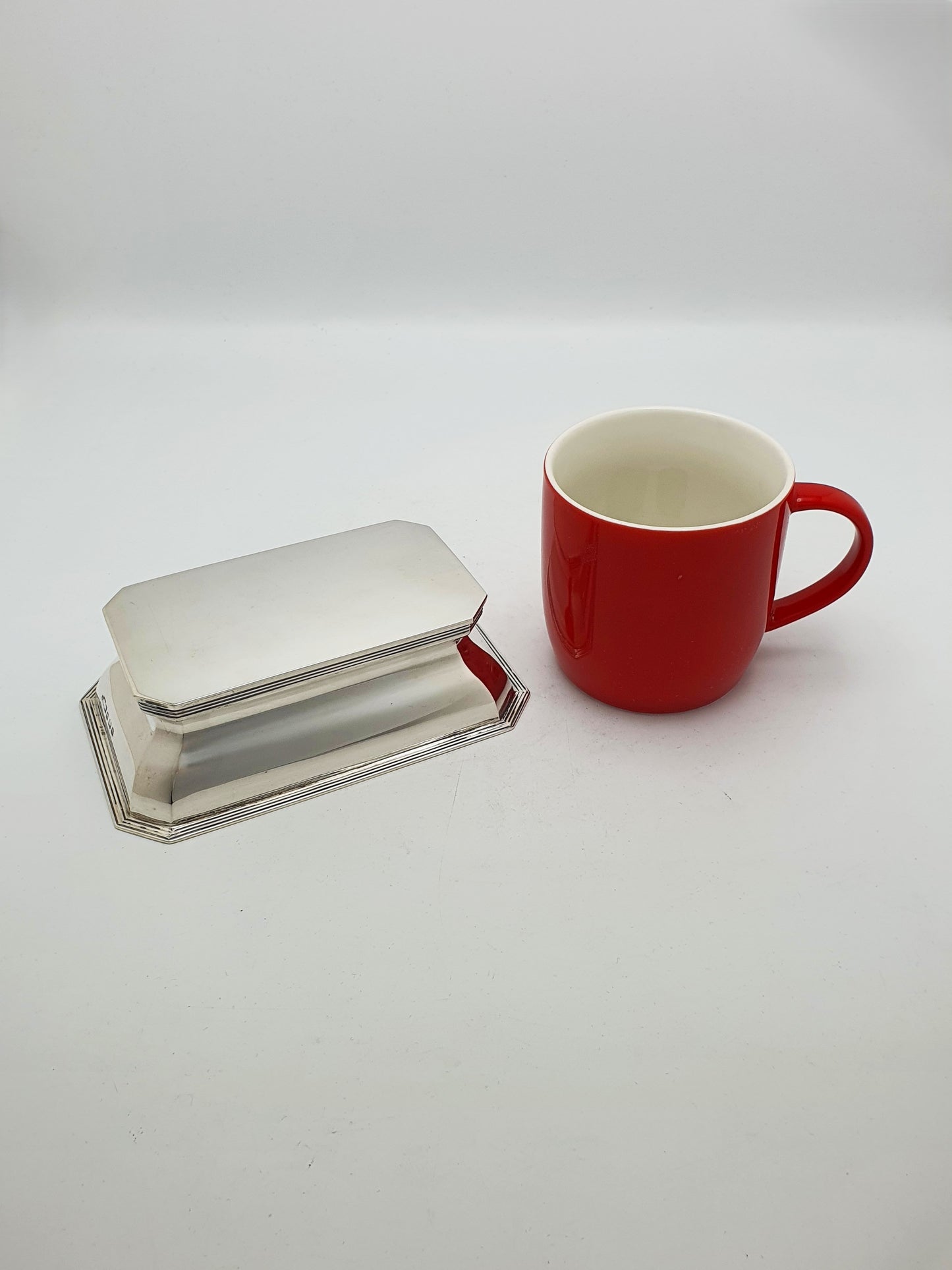 Gorgeous Asprey’s Solid Silver Double Ink stand – 1917