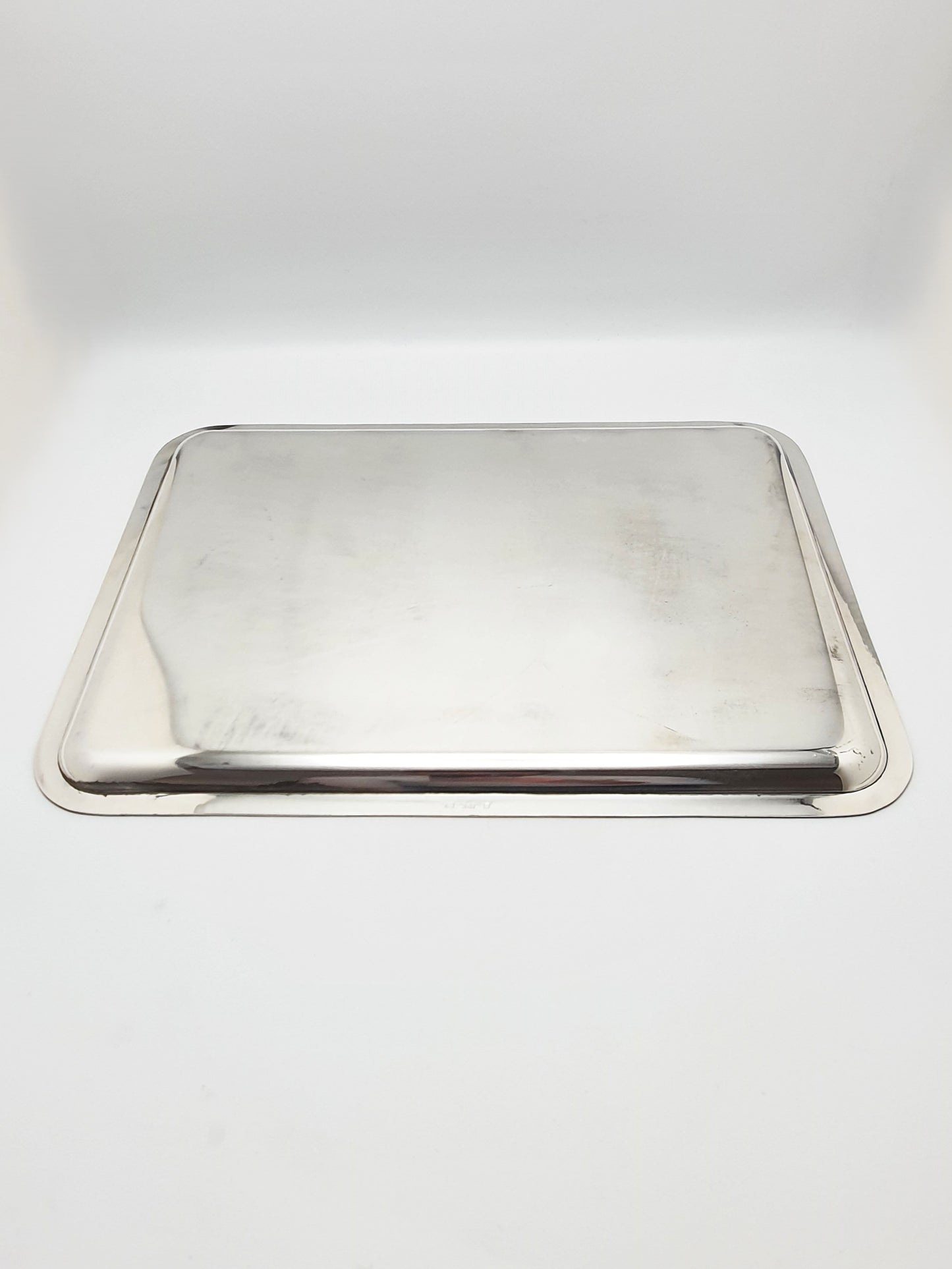 Christofle Malmaison Pattern Silver-Plated Rectangular Serving Tray – circa 1960