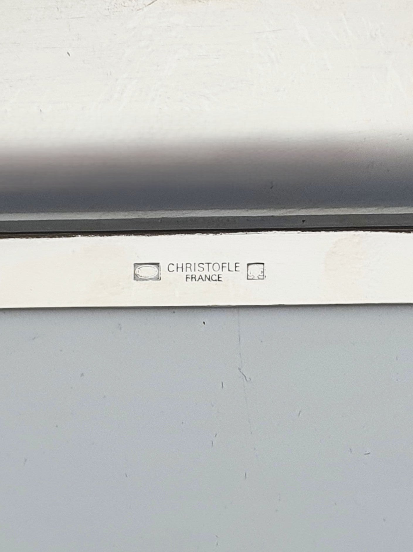 Christofle Malmaison Pattern Silver-Plated Rectangular Serving Tray – circa 1960