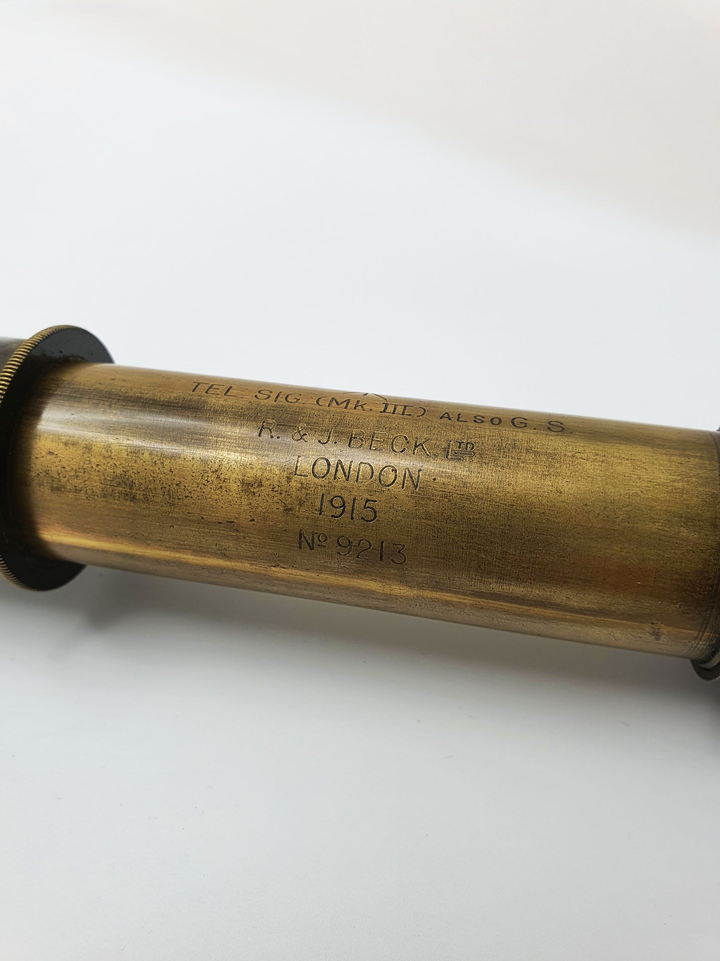 WWI British Military Telescope by R. & J. Beck Ltd, London (1915)