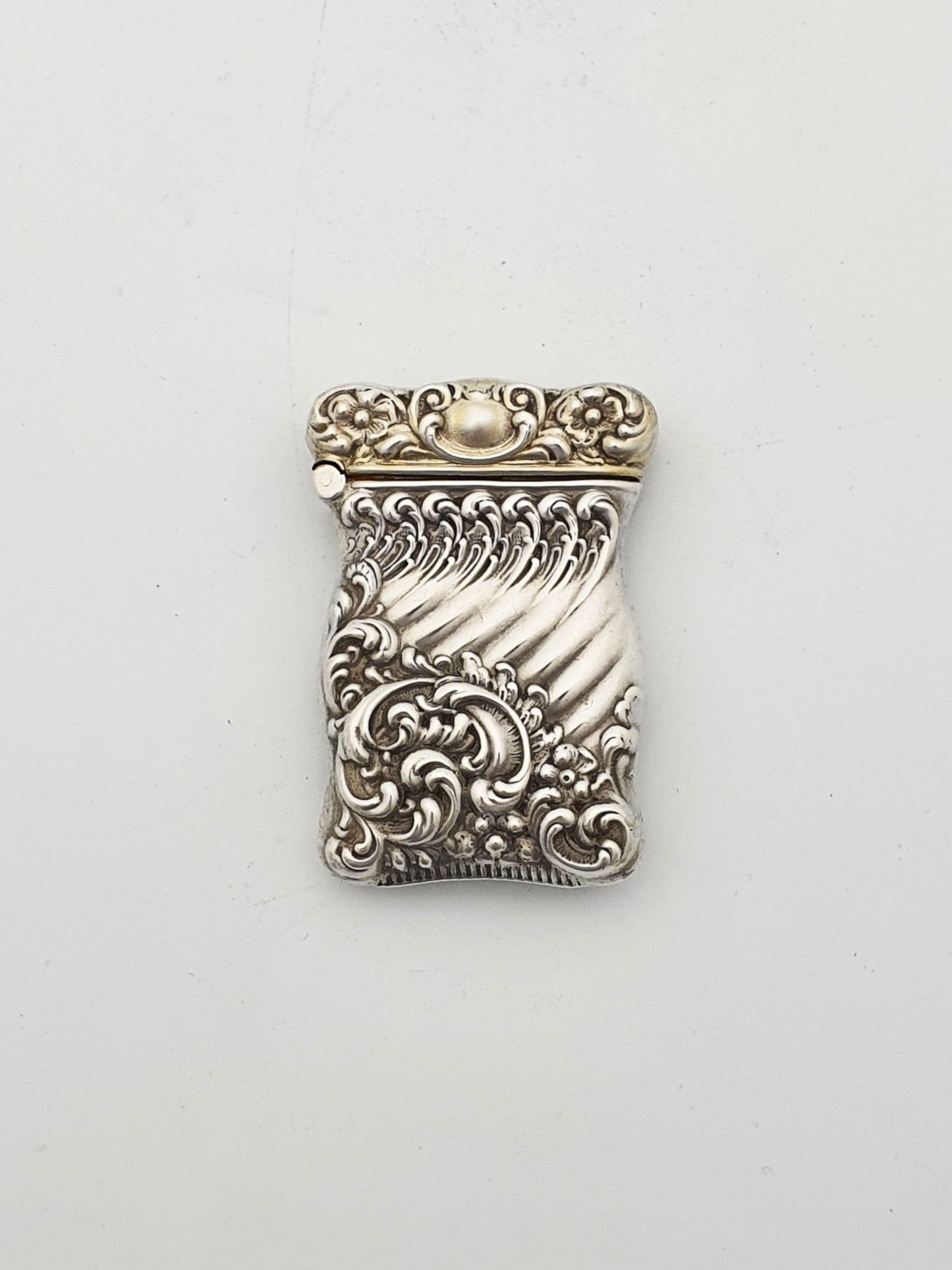 American Antique Sterling Silver Vesta Case – circa 1900