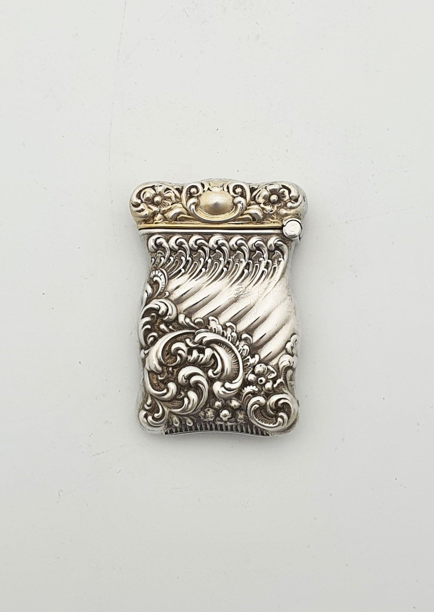 American Antique Sterling Silver Vesta Case – circa 1900