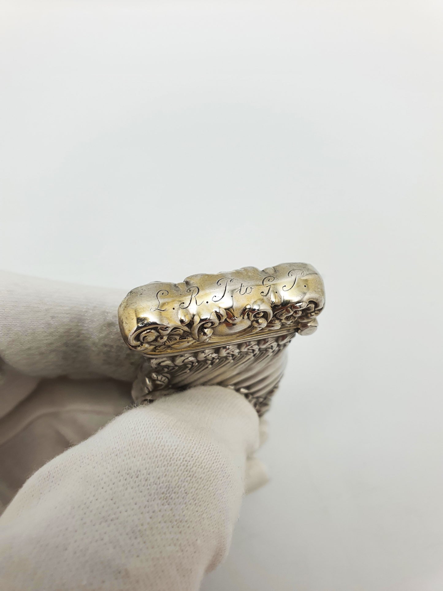 American Antique Sterling Silver Vesta Case – circa 1900