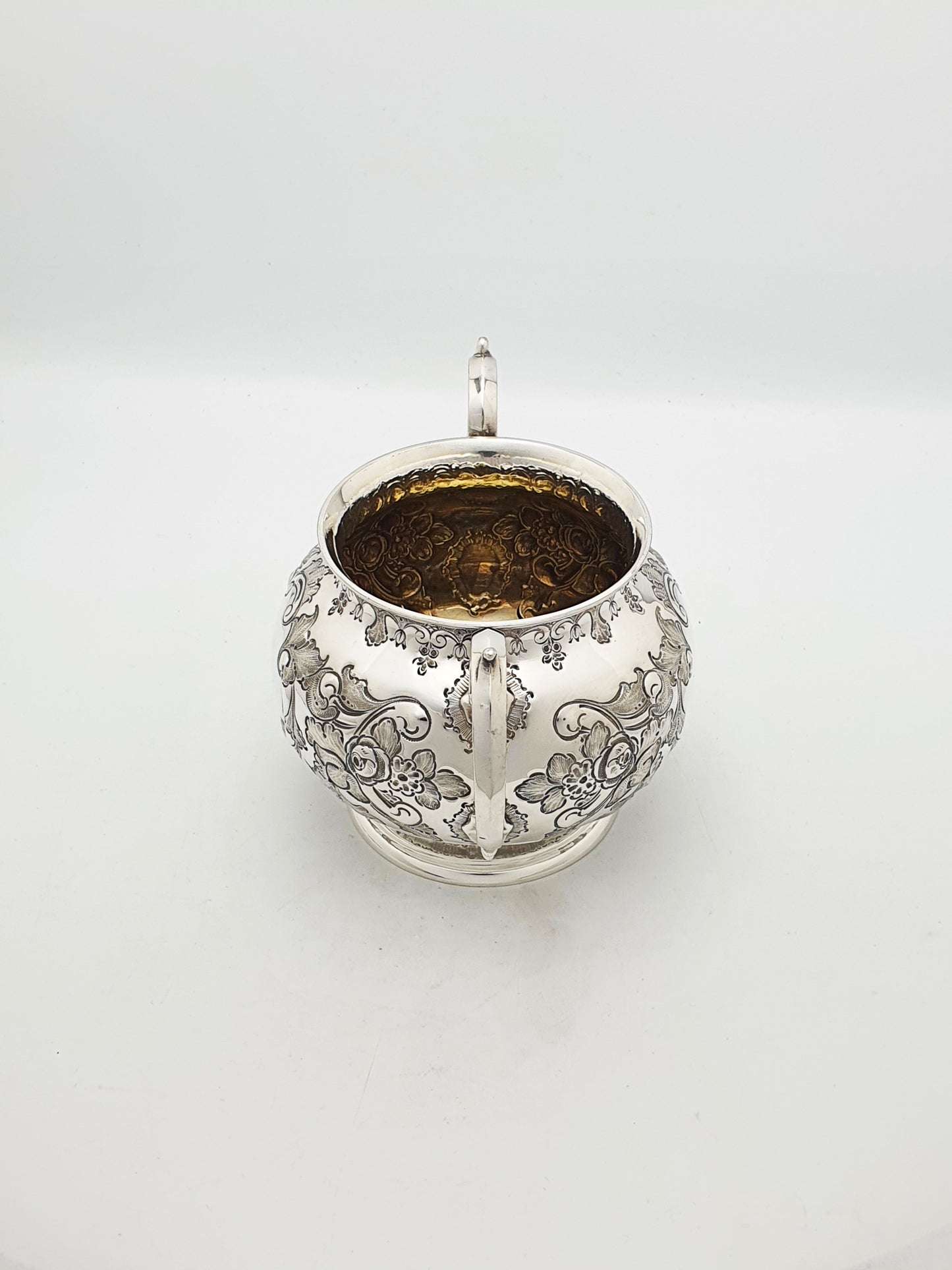 Antique Victorian Silver Plated Two Piece Jug & Sugar Bowl Set – circa 1890