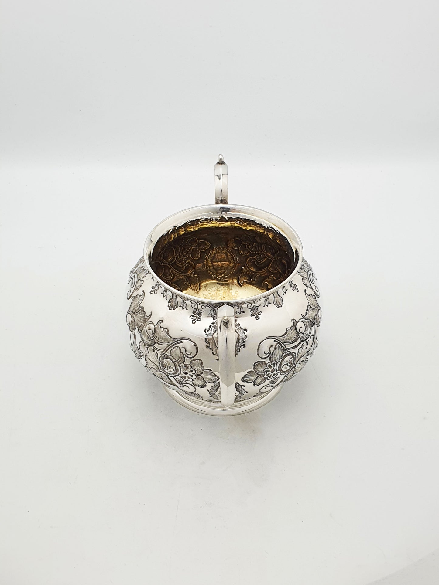 Antique Victorian Silver Plated Two Piece Jug & Sugar Bowl Set – circa 1890