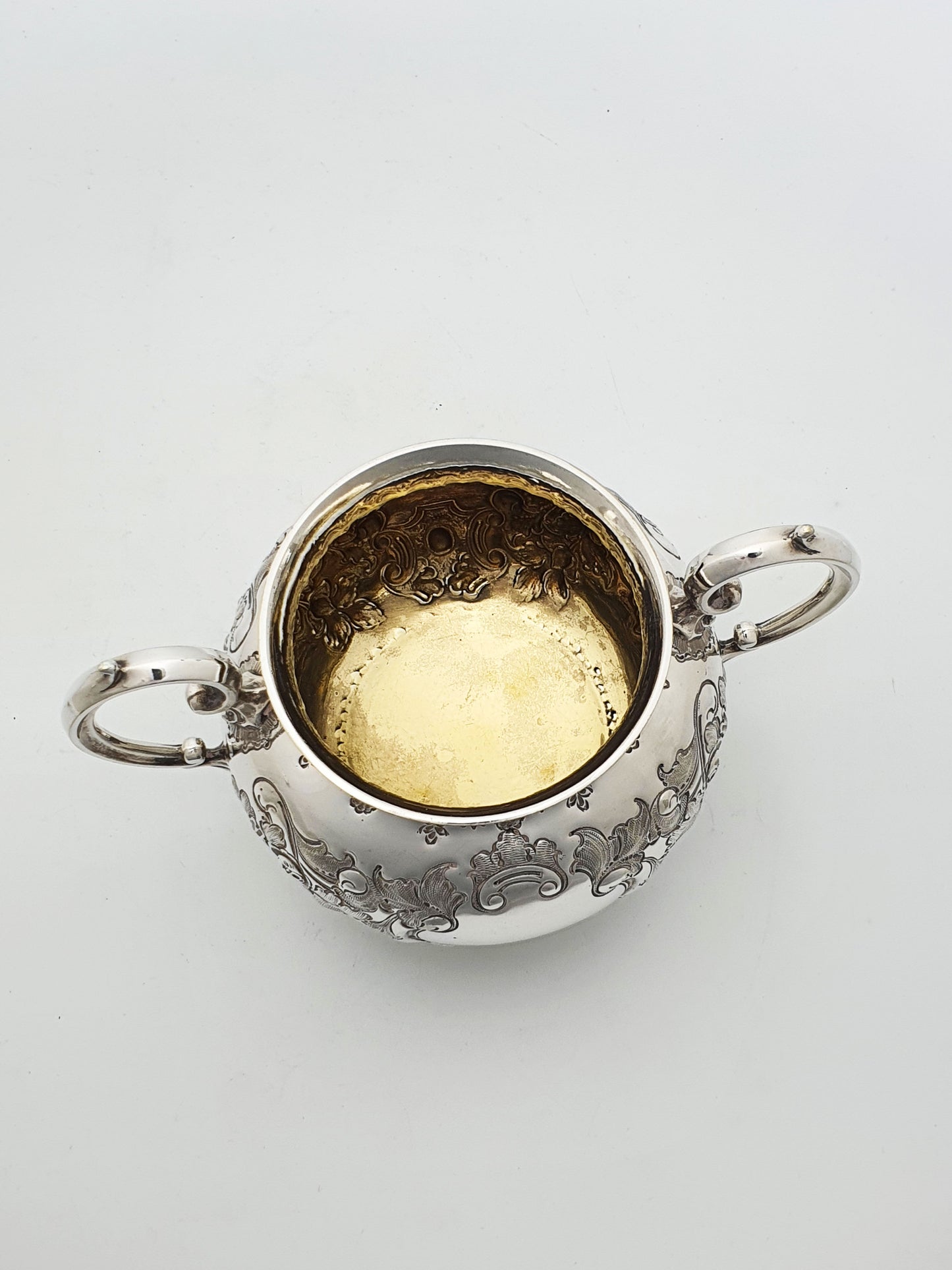 Antique Victorian Silver Plated Two Piece Jug & Sugar Bowl Set – circa 1890