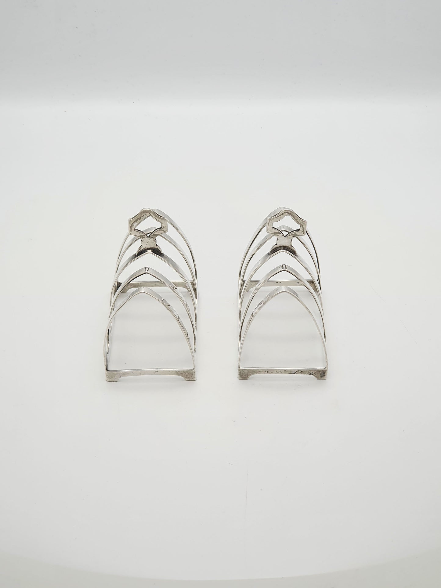 Nice Pair of Art Deco Sterling Silver Toast Racks – Sheffield 1933
