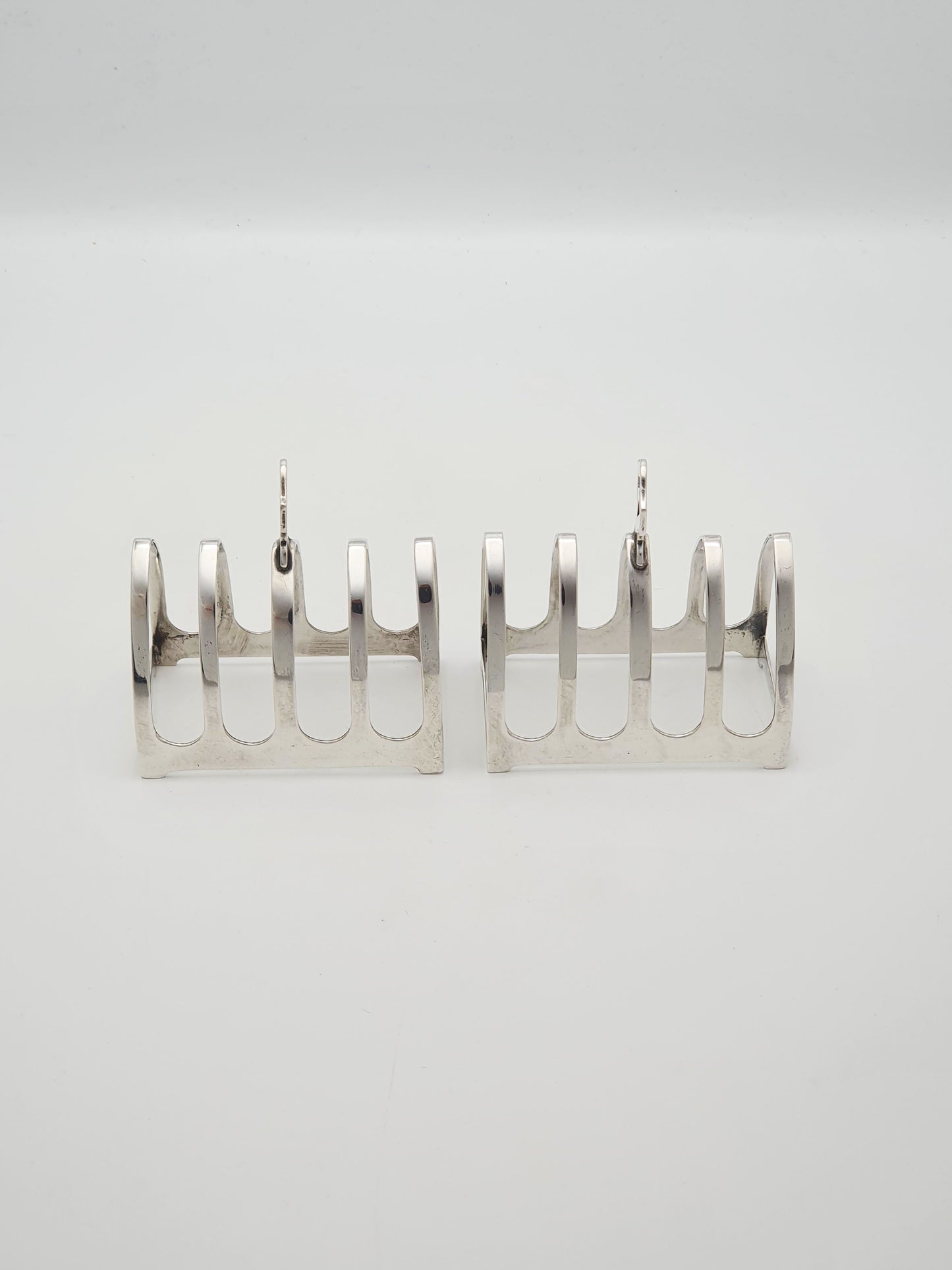 Nice Pair of Art Deco Sterling Silver Toast Racks – Sheffield 1933