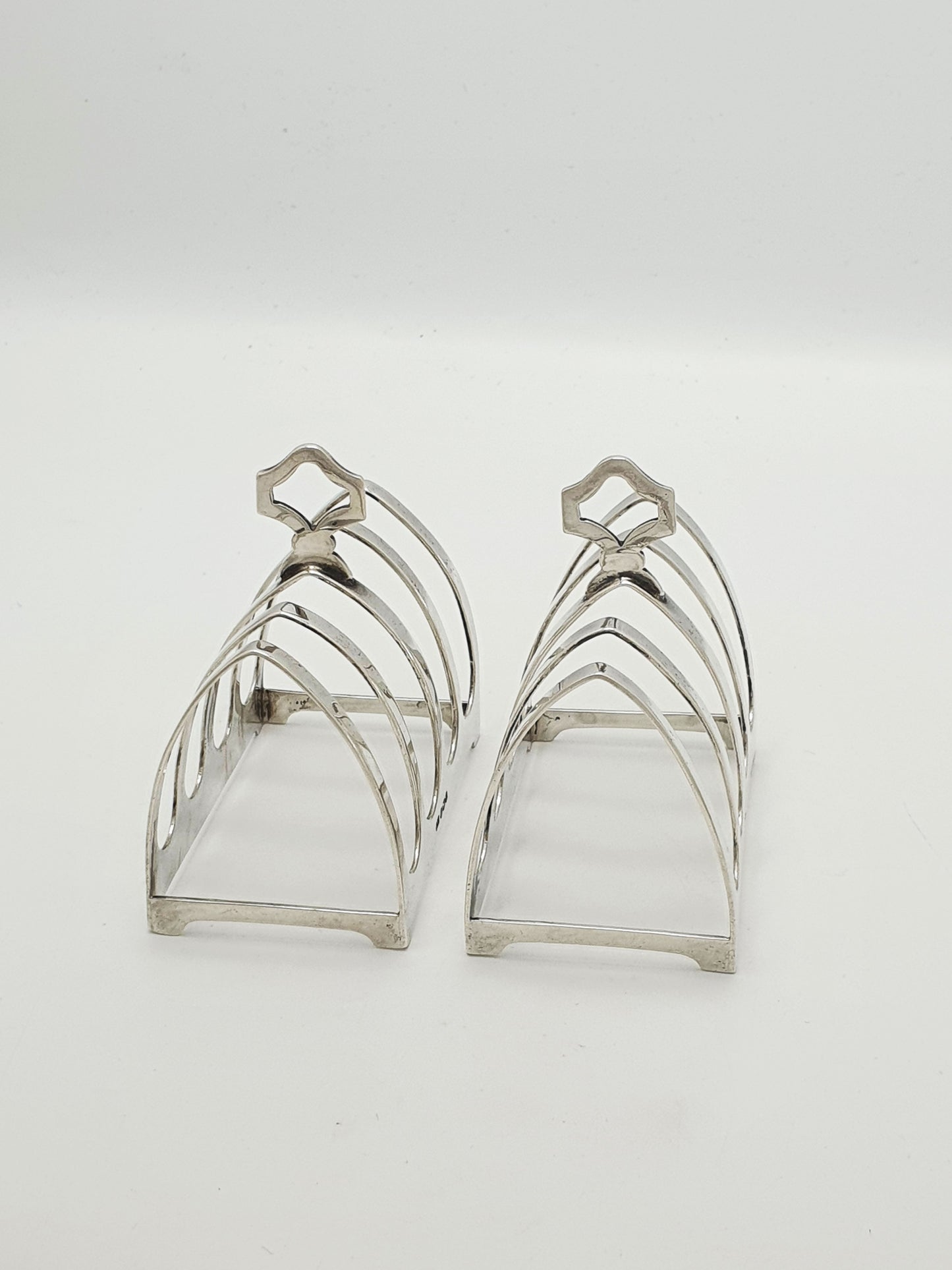 Nice Pair of Art Deco Sterling Silver Toast Racks – Sheffield 1933