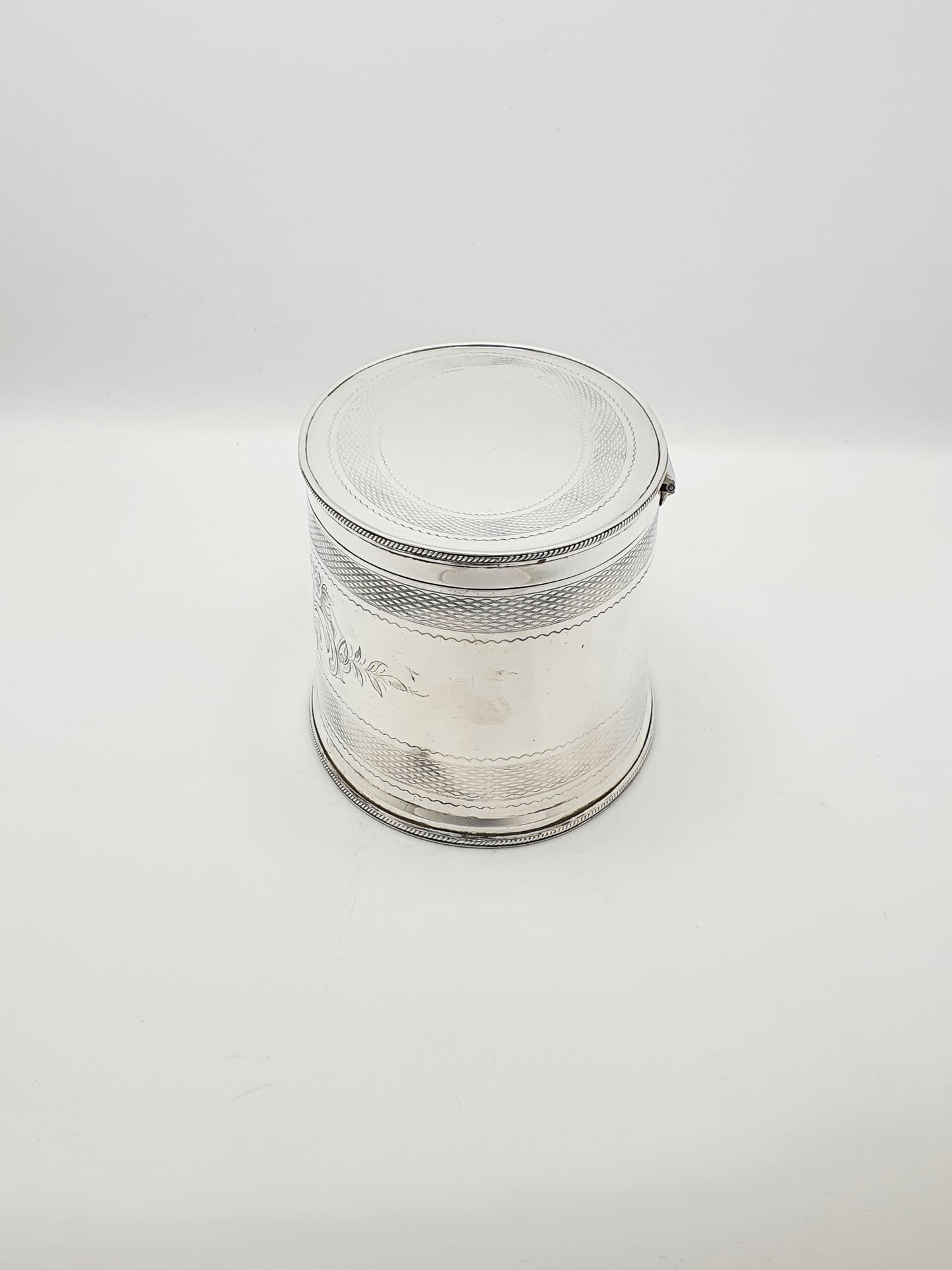 Lovely Antique Victorian Oval Silver-Plated Biscuit Box – circa 1880