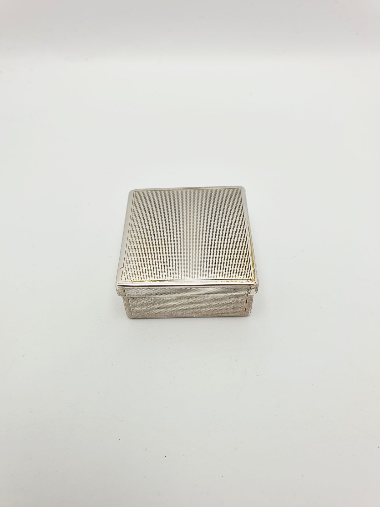 Small Art Deco Sterling Silver Box by Mappin & Webb – London 1939
