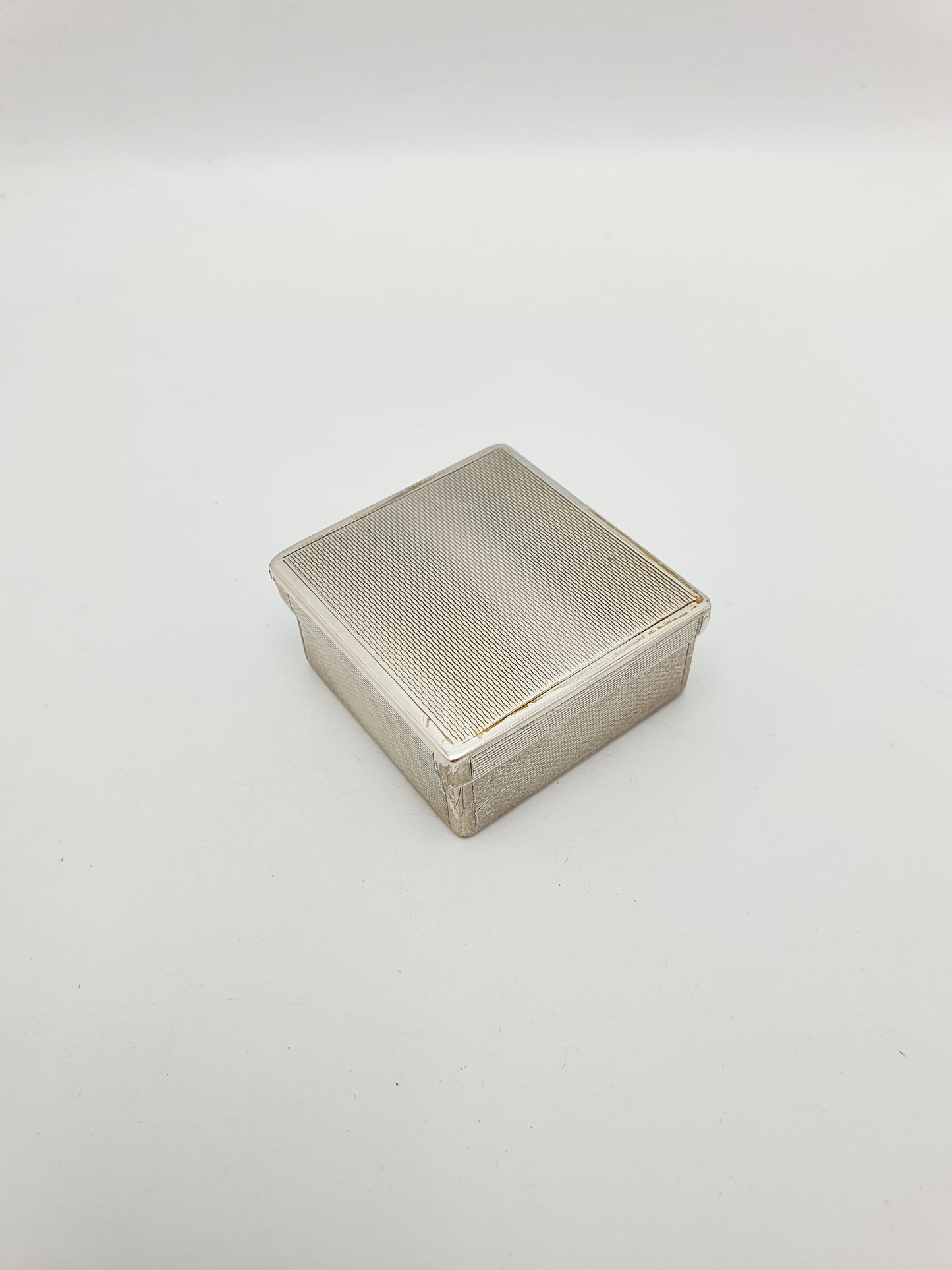 Small Art Deco Sterling Silver Box by Mappin & Webb – London 1939
