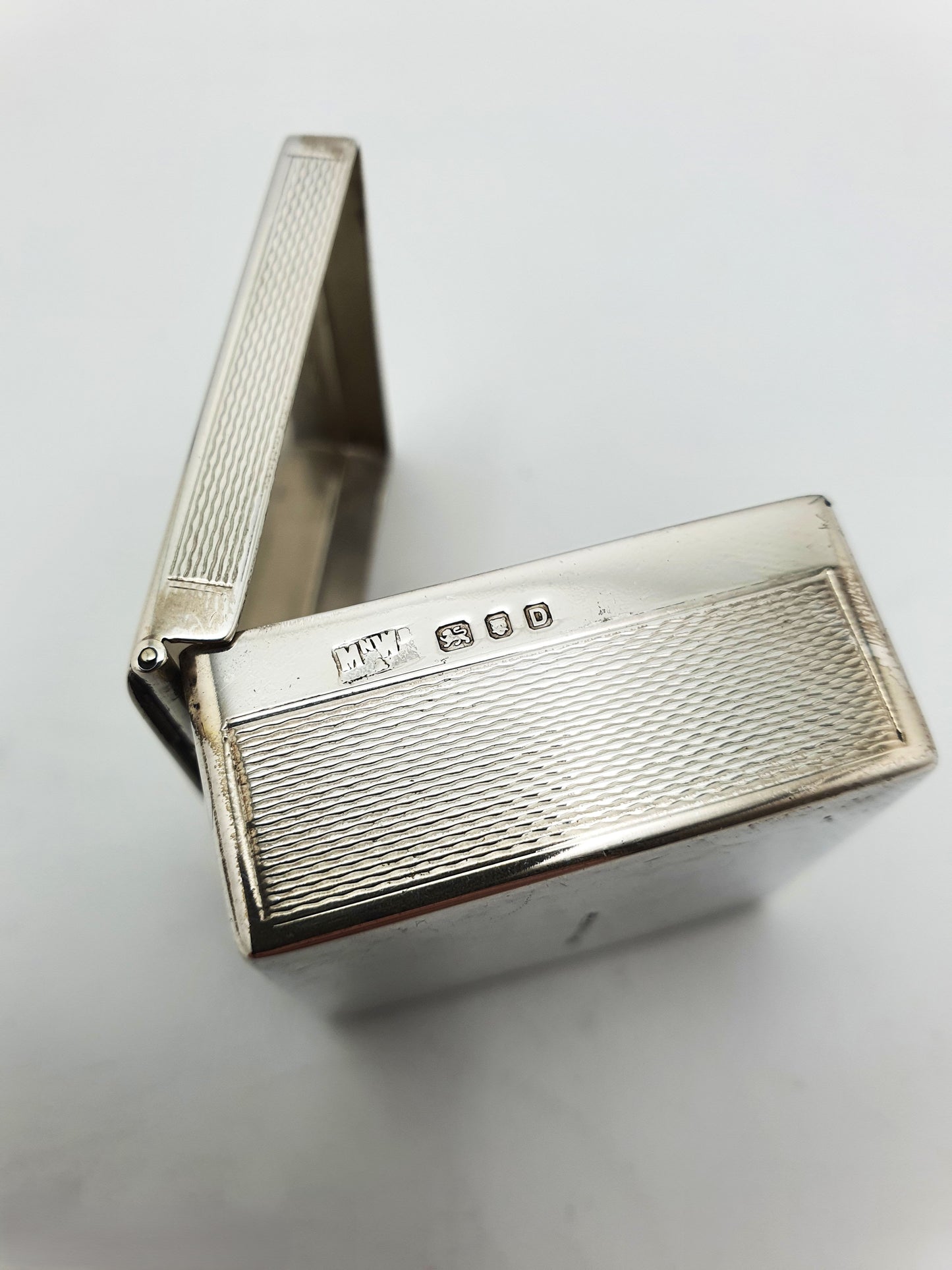 Small Art Deco Sterling Silver Box by Mappin & Webb – London 1939