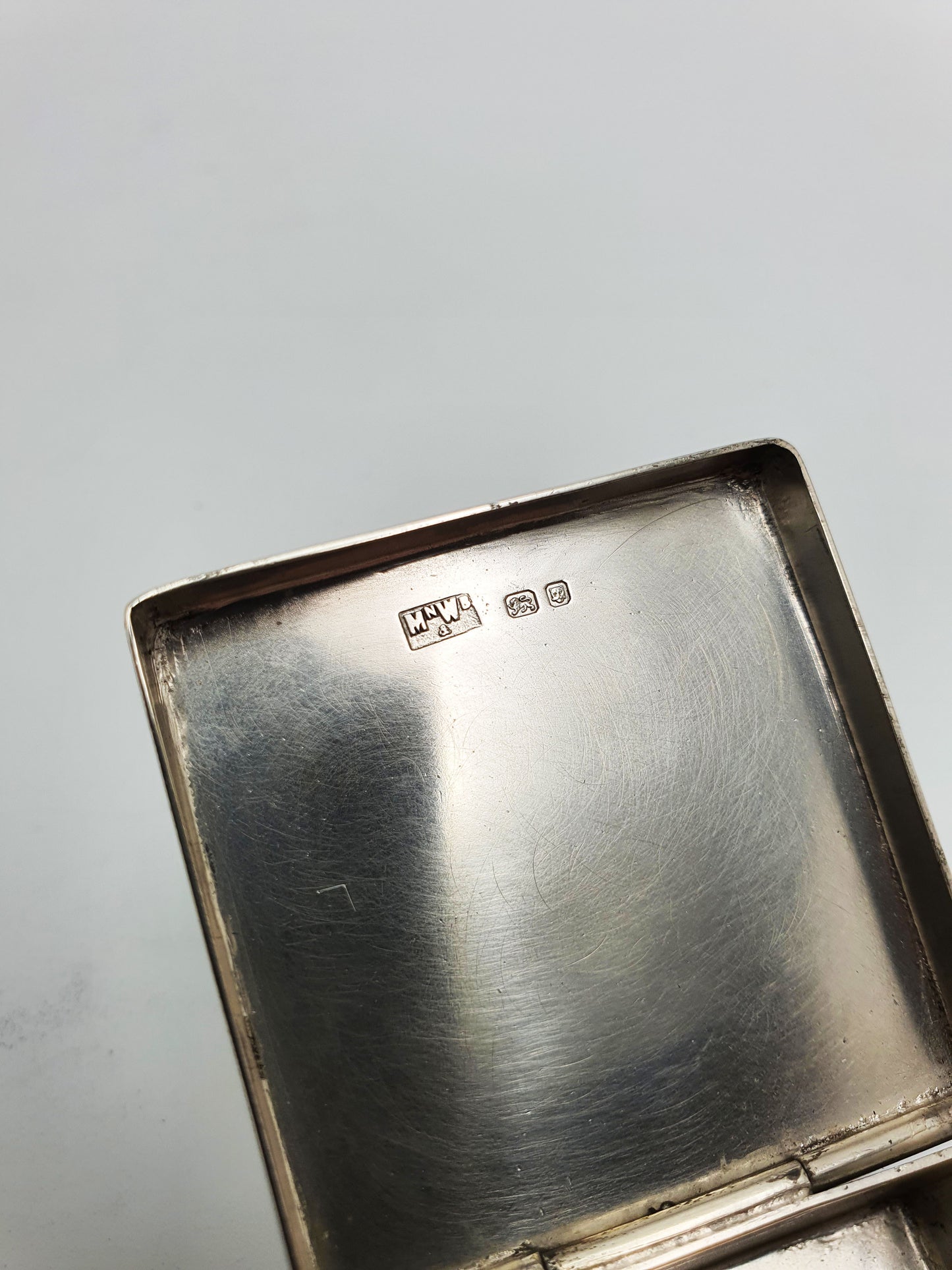 Small Art Deco Sterling Silver Box by Mappin & Webb – London 1939